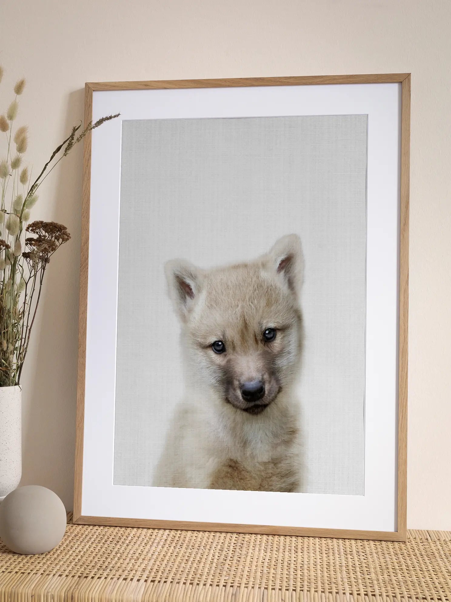 Baby Wolf Poster