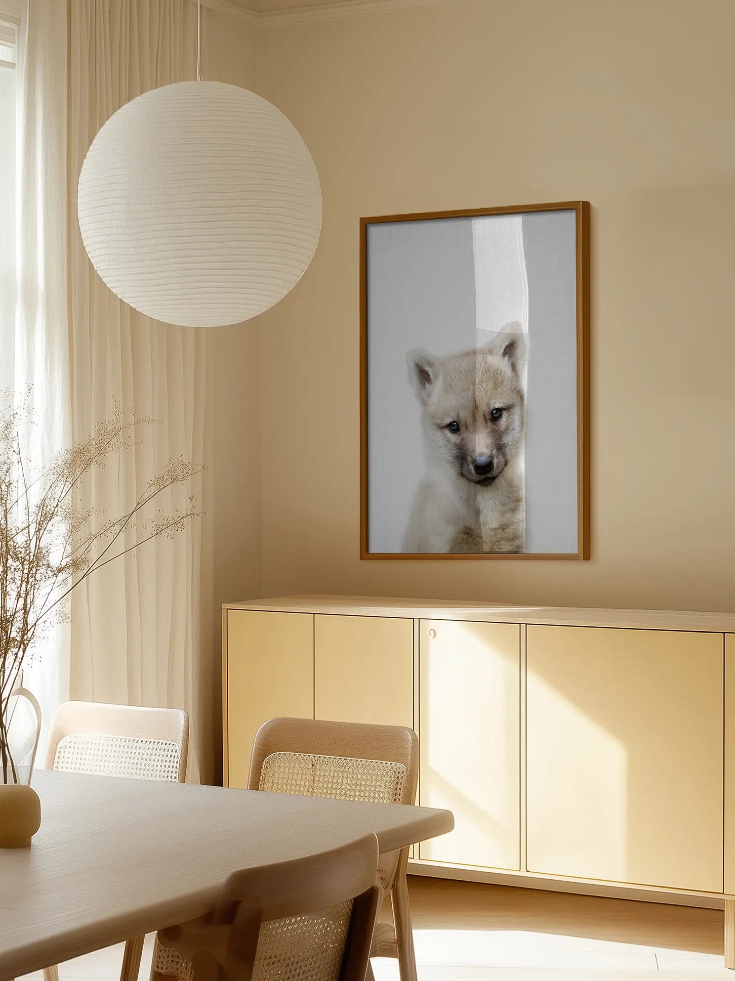 Baby Wolf Poster
