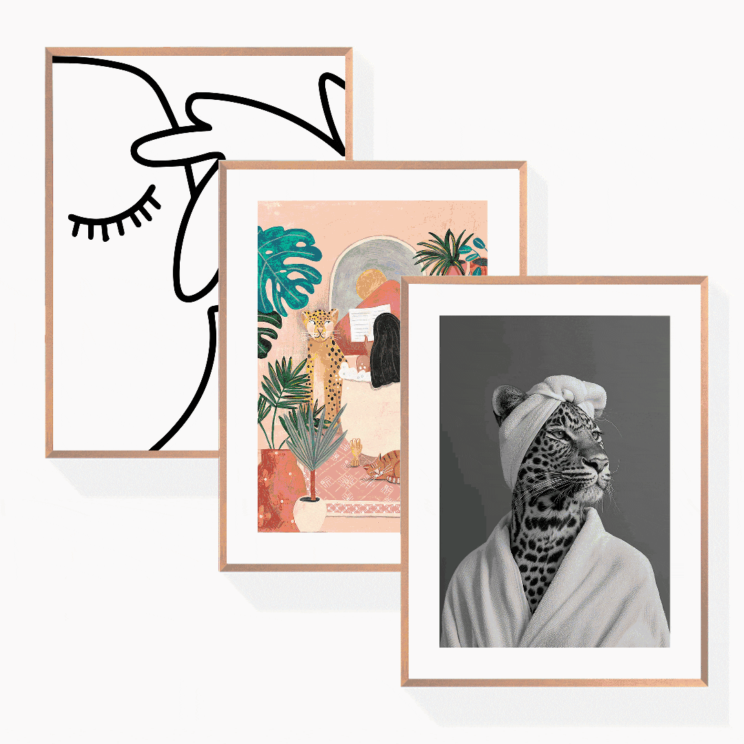 Badezimmer Poster Bundle