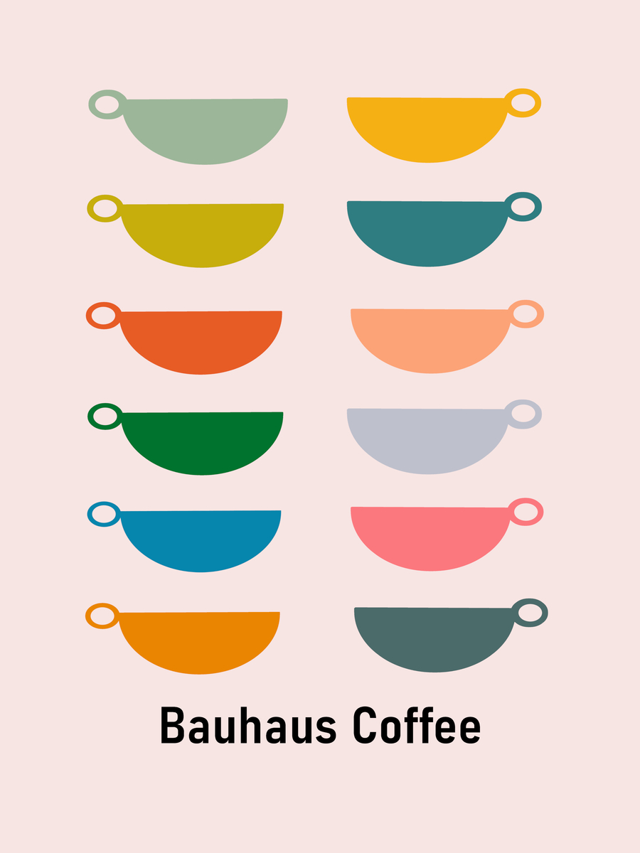 Bauhaus Coffee No2 Poster
