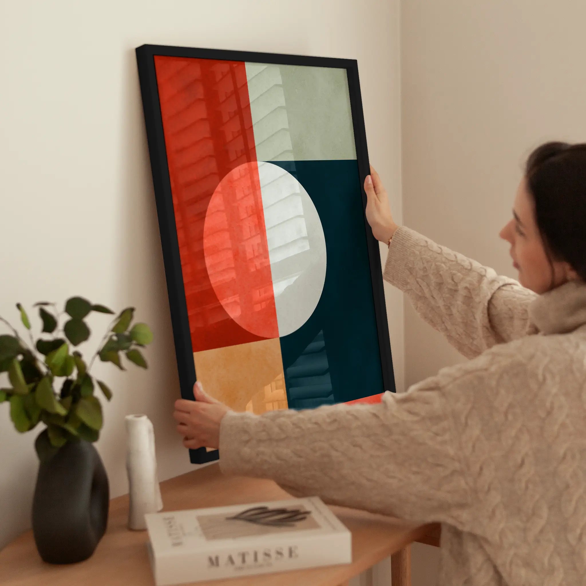 Bauhaus Color wird aufgehängt