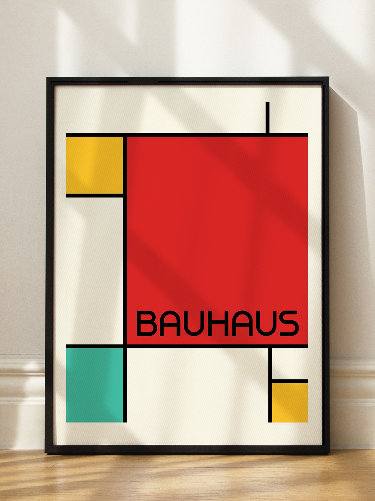 Bauhaus Geometric Design Retro