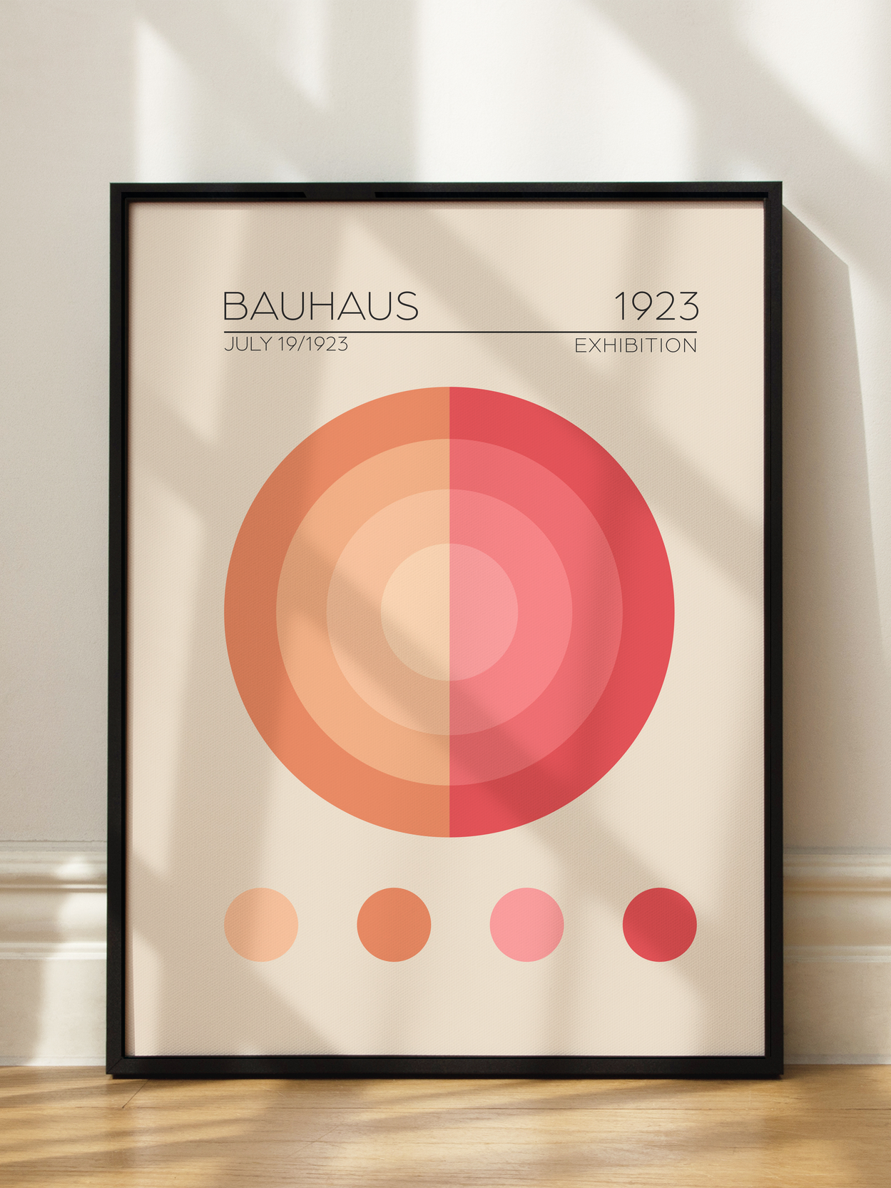 Bauhaus Geometric Harmony No4
