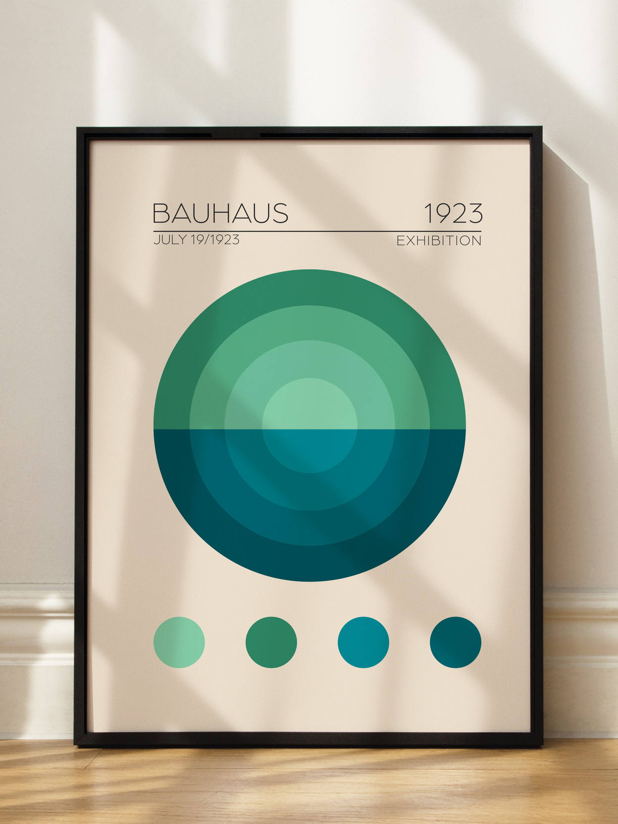 Bauhaus Geometric Harmony No5