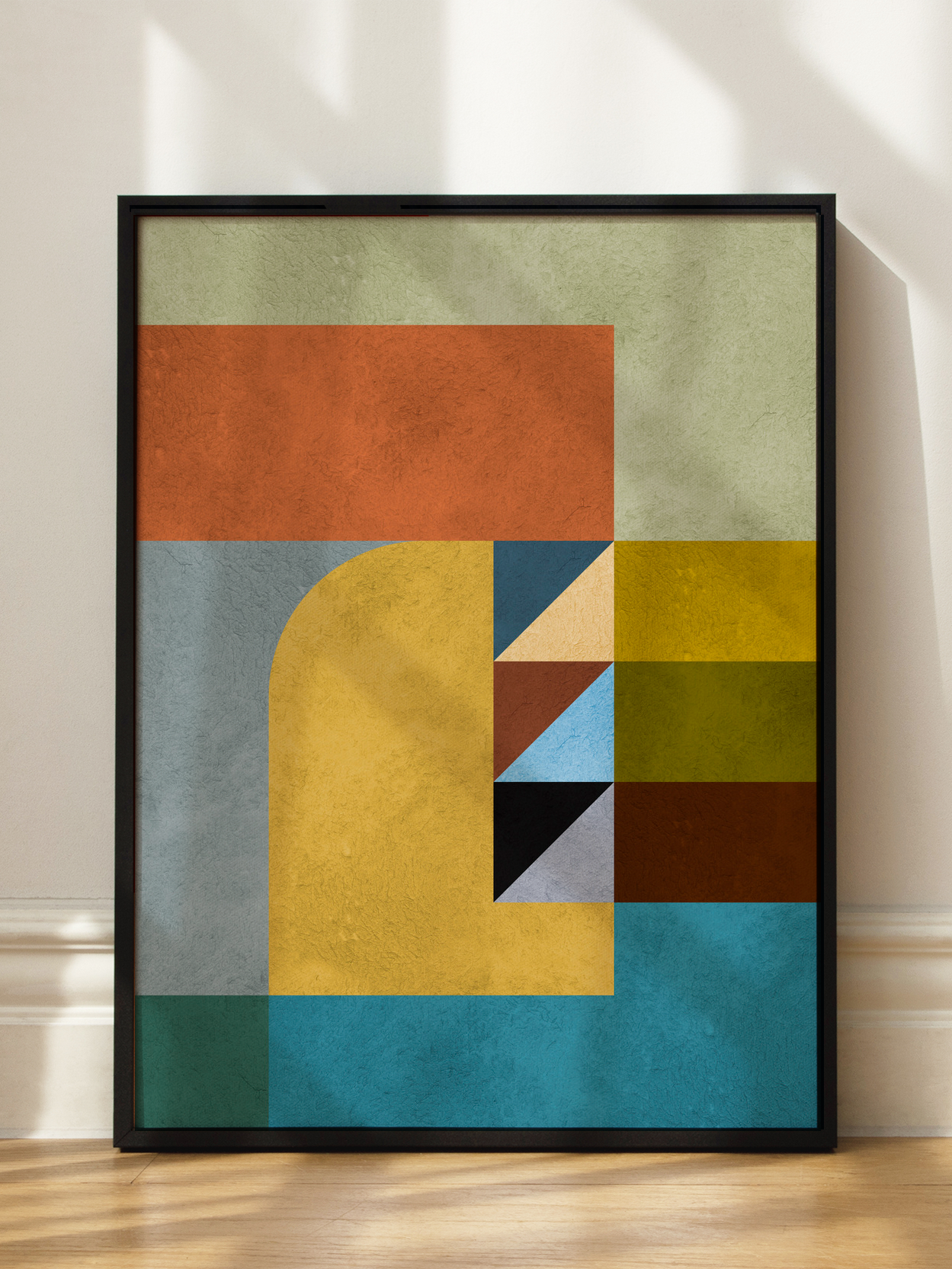 Bauhaus Geometric Harmony No9