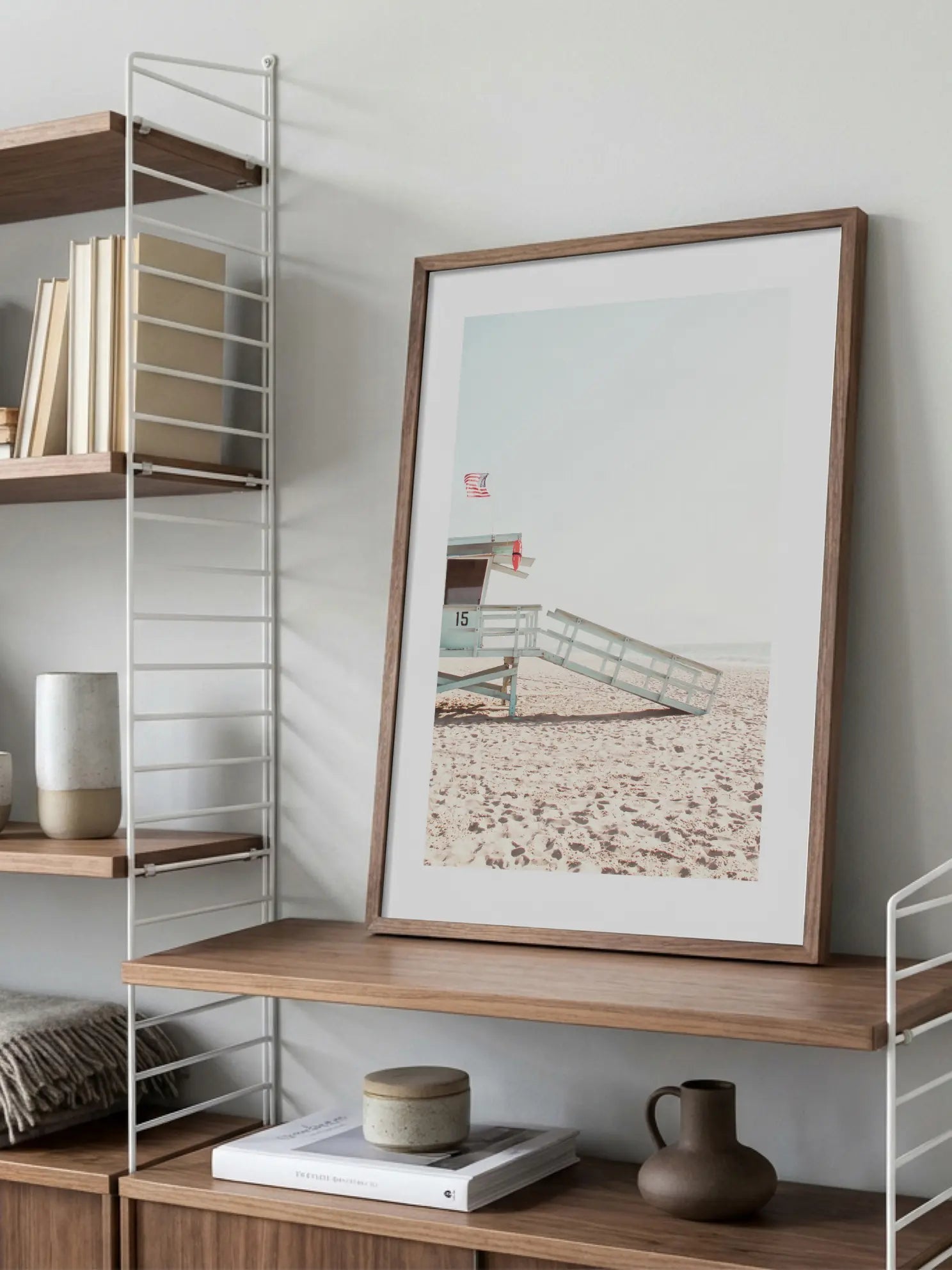 Beach Lifeguard Tower Poster