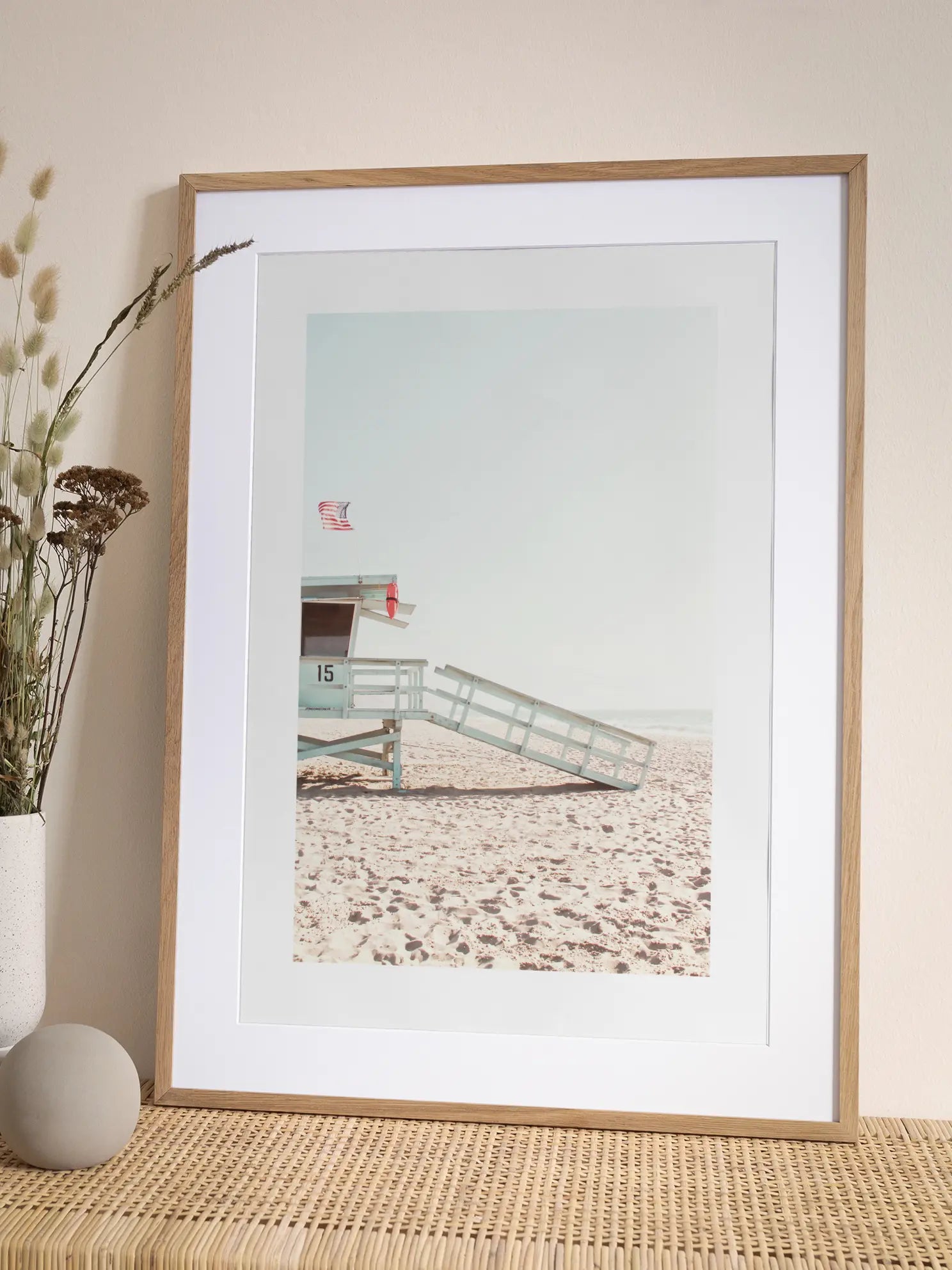 Beach Lifeguard Tower Poster