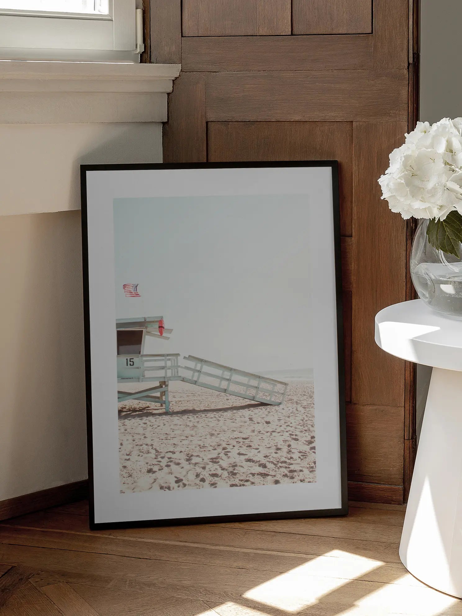 Beach Lifeguard Tower Poster