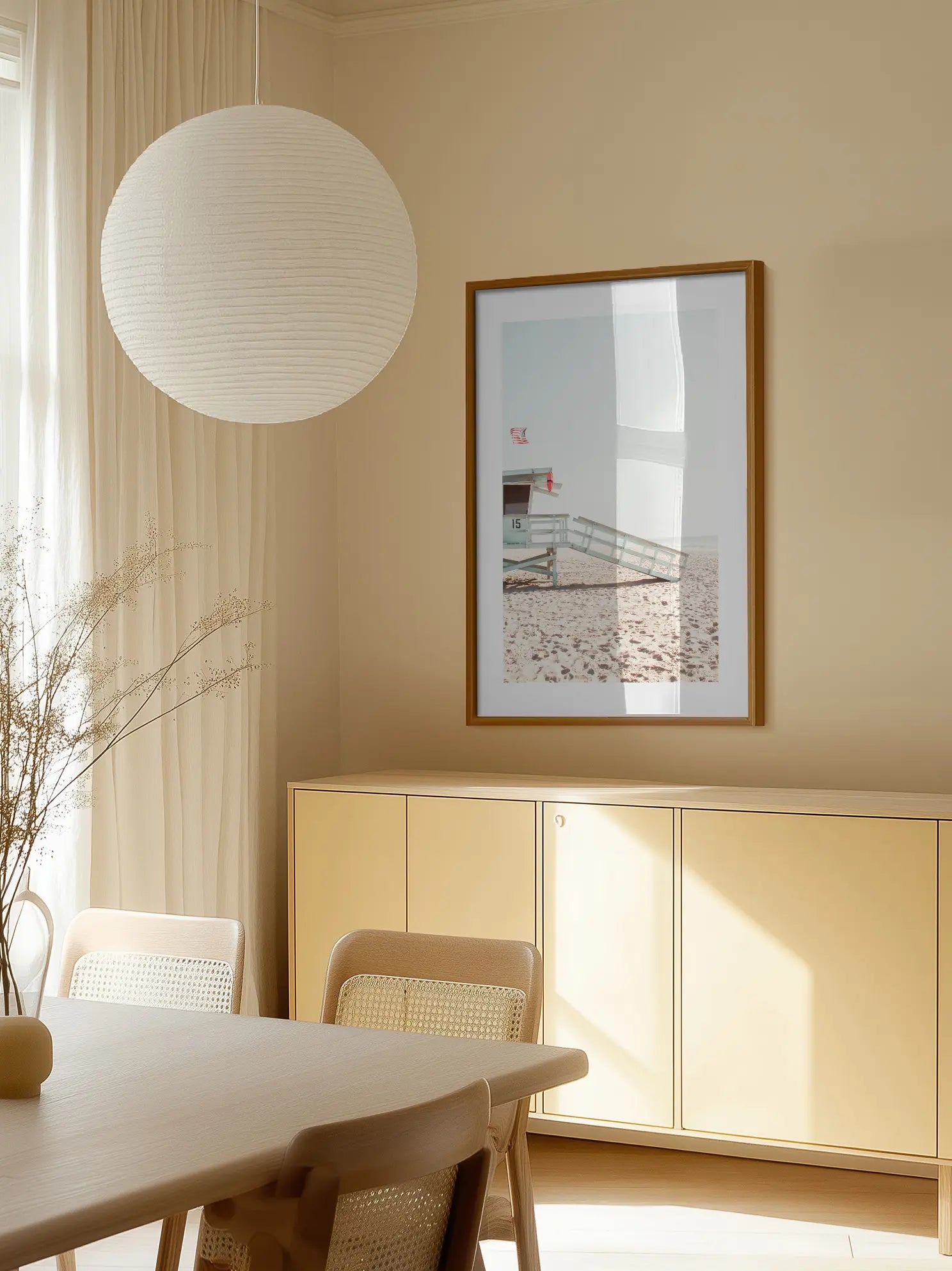 Beach Lifeguard Tower Poster