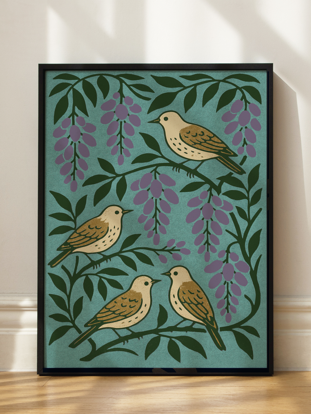 Birds and Flowers