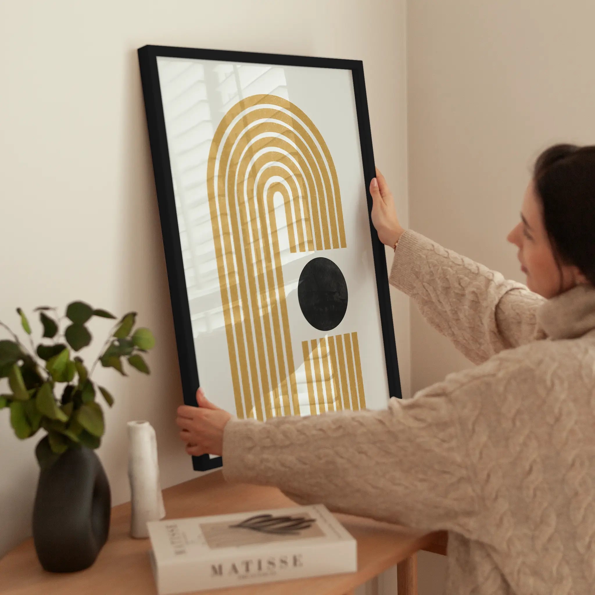 Black Ball wird aufgehängt