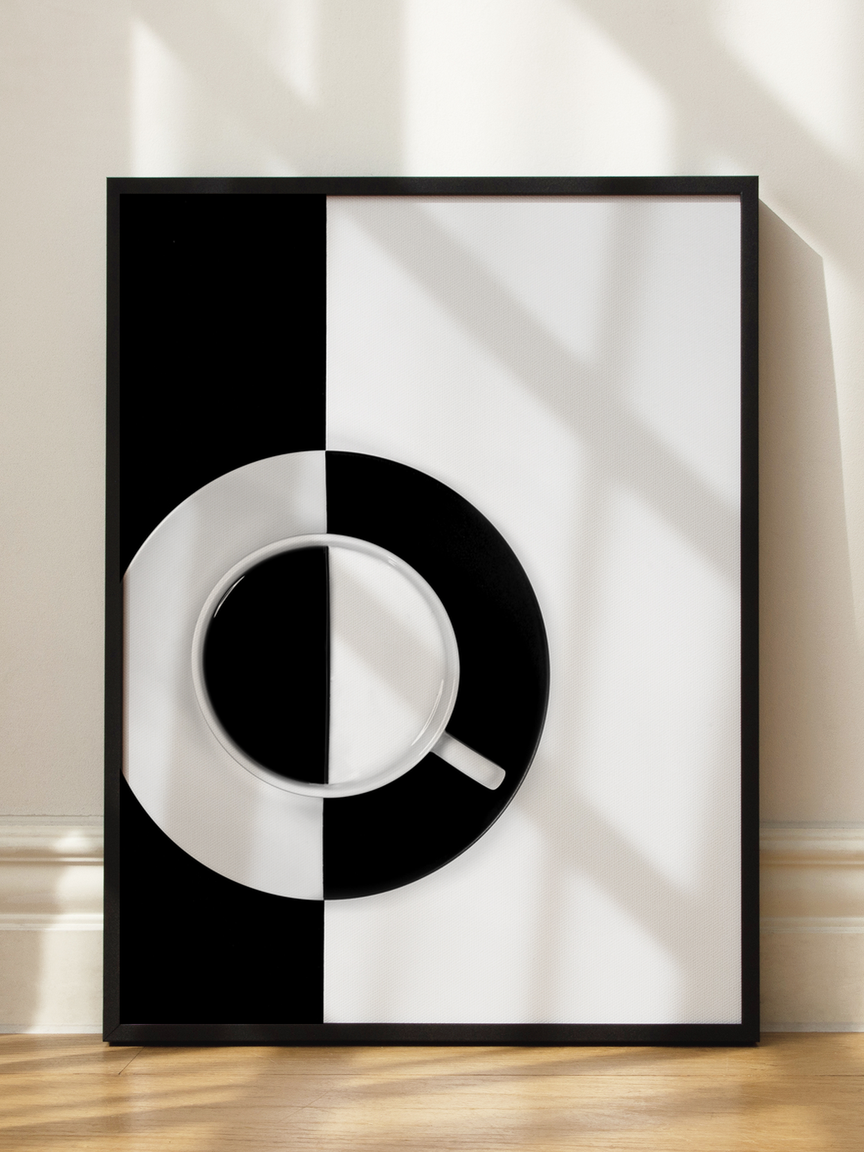 Black and White Coffee Poster