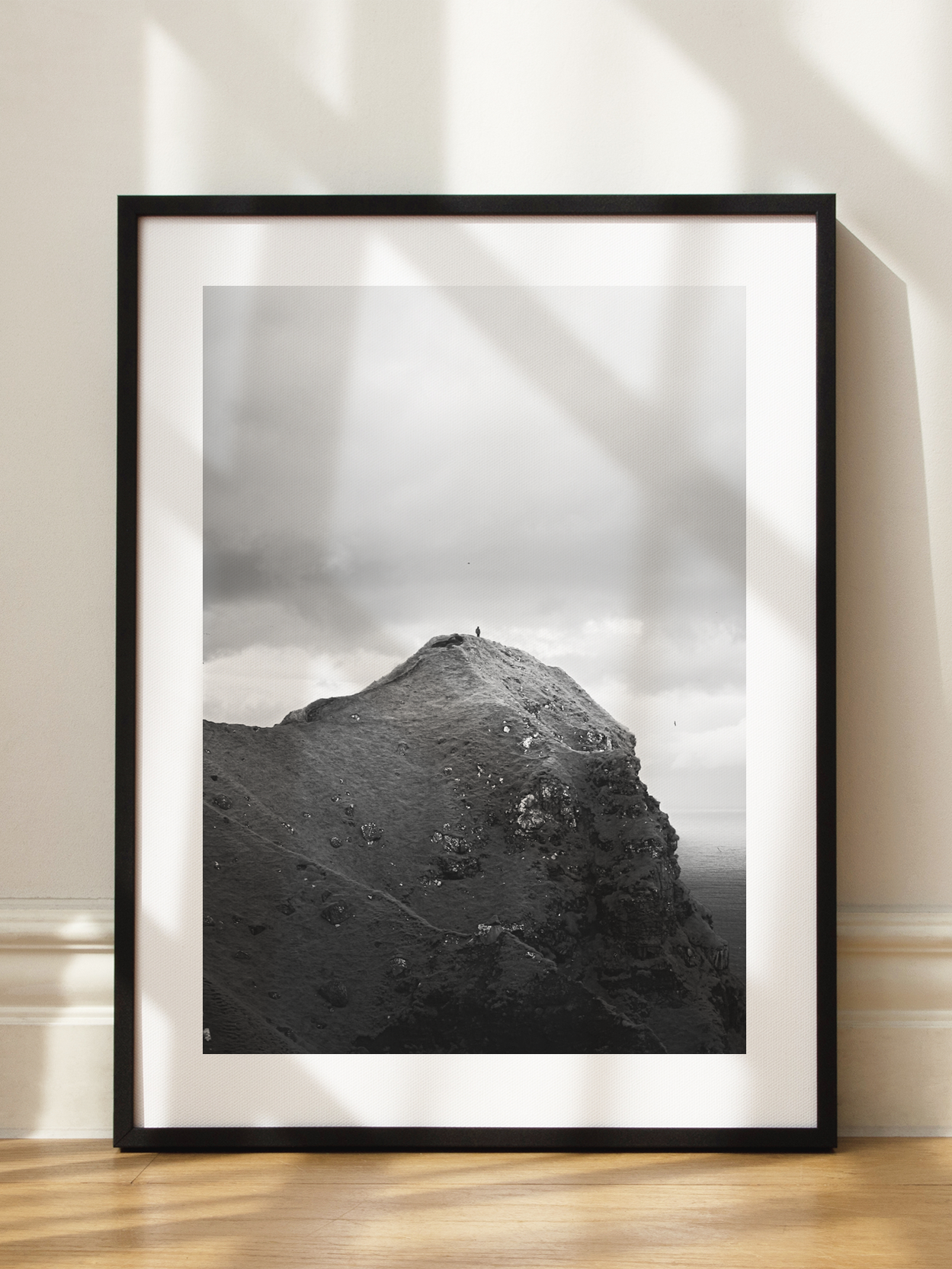 Black and White Mountain Top