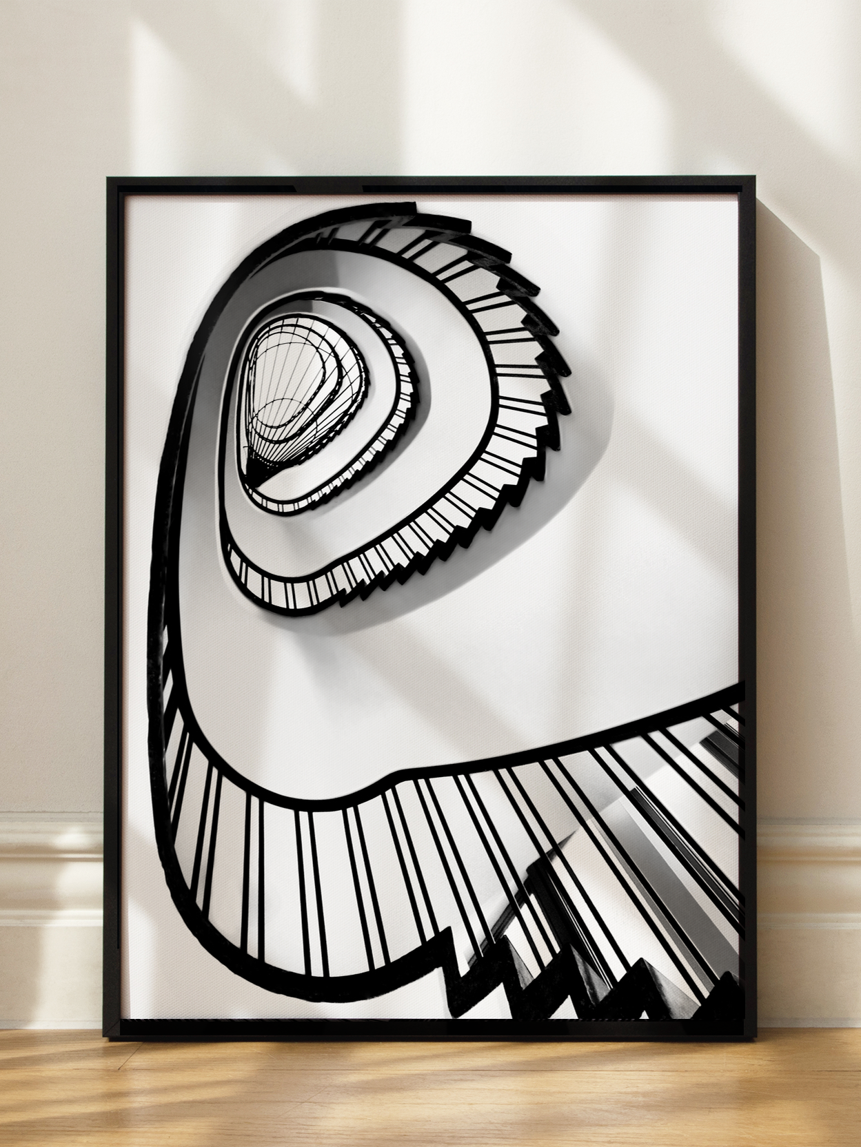 Black and White Spiral