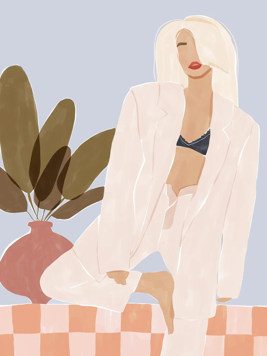 Blonde Woman Poster
