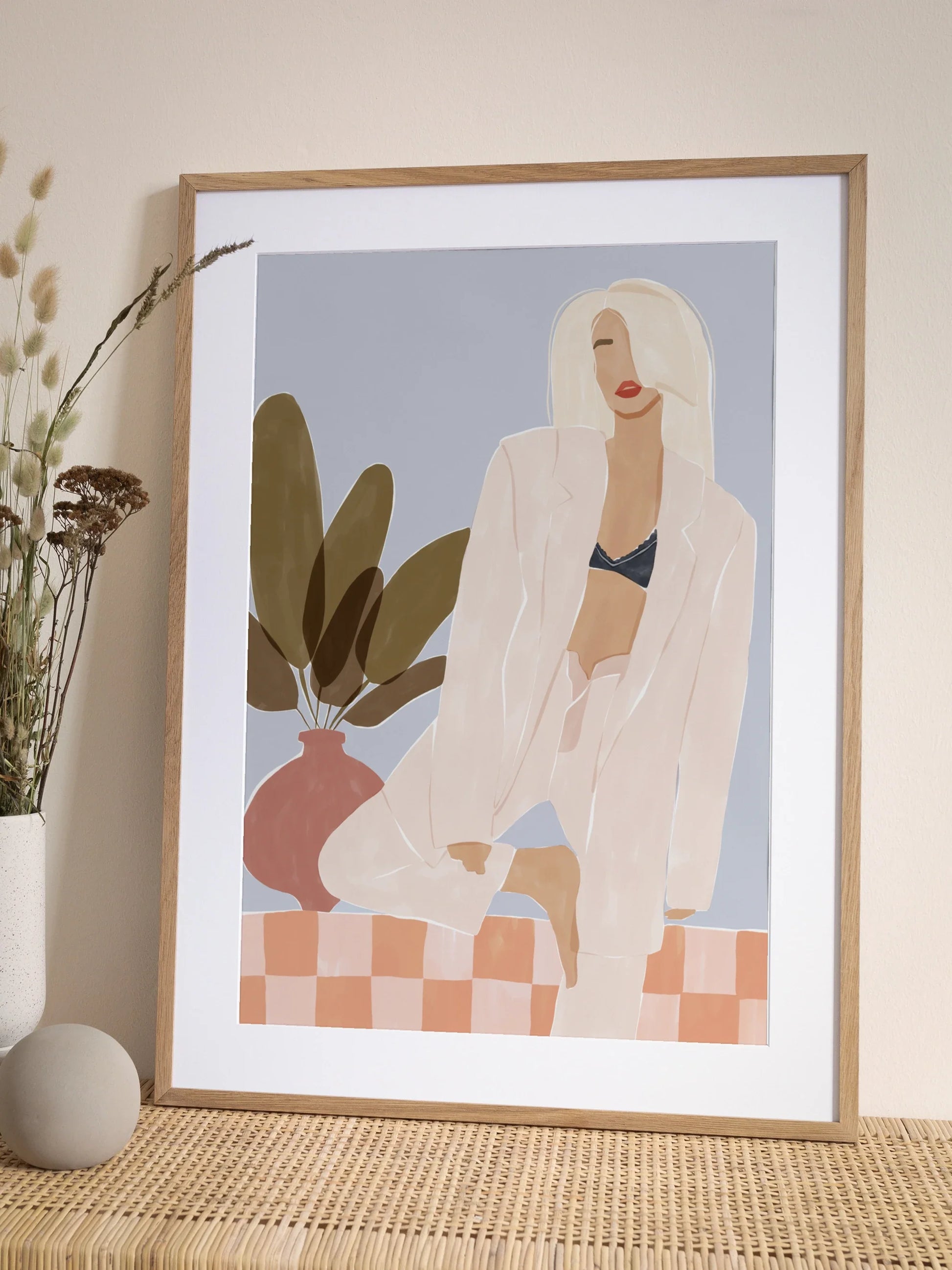 Blonde Woman Poster