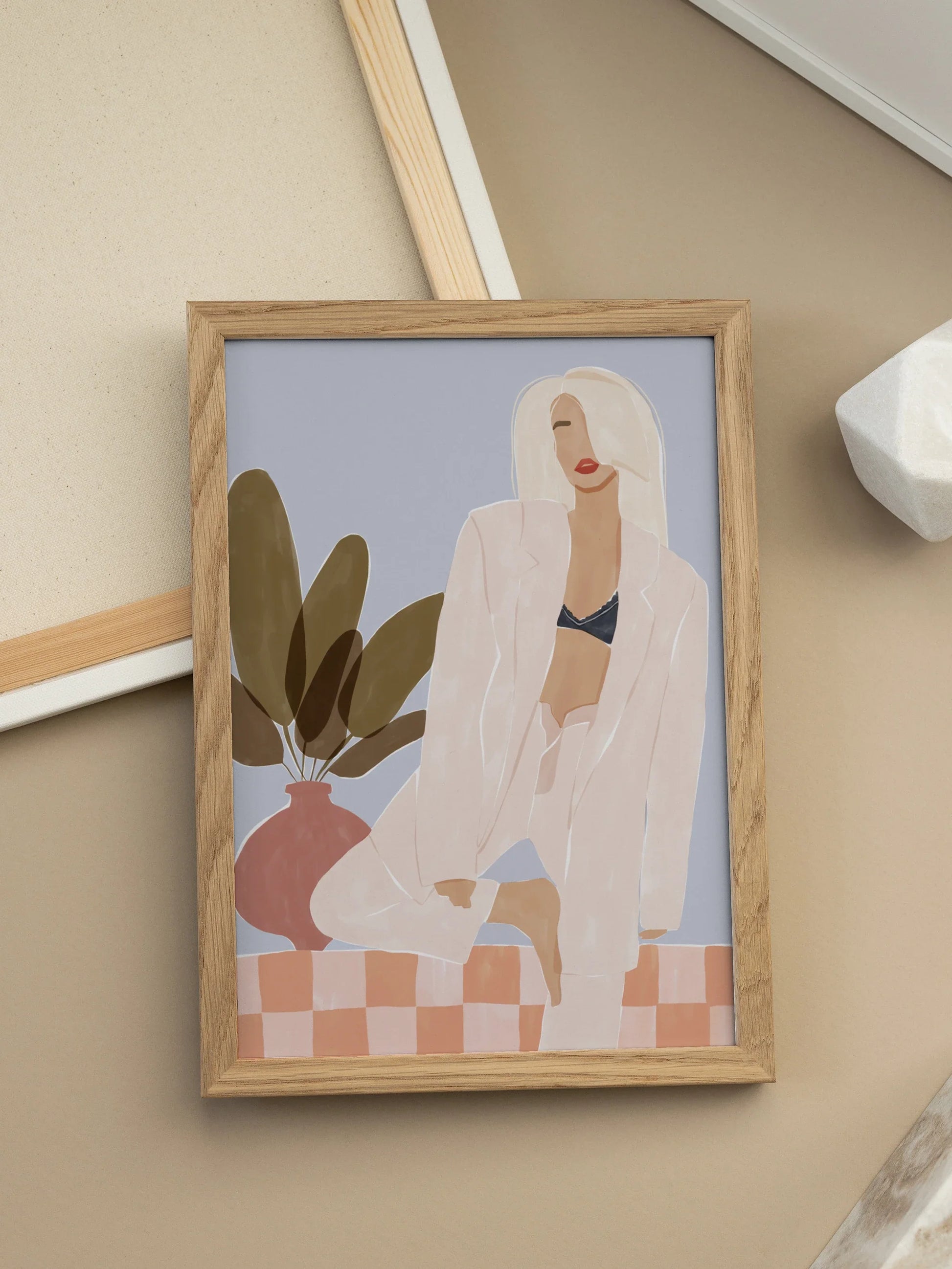 Blonde Woman Poster