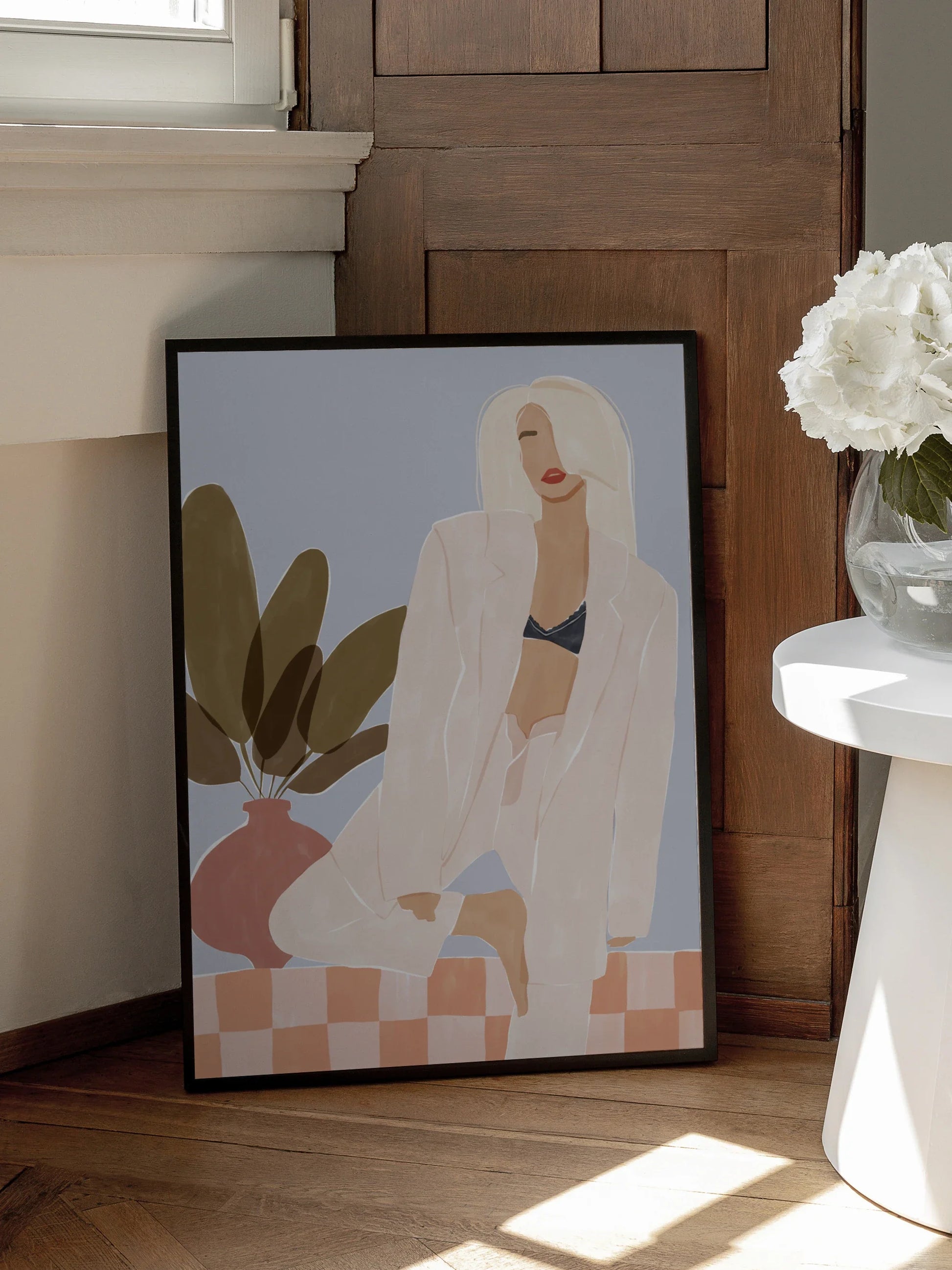 Blonde Woman Poster