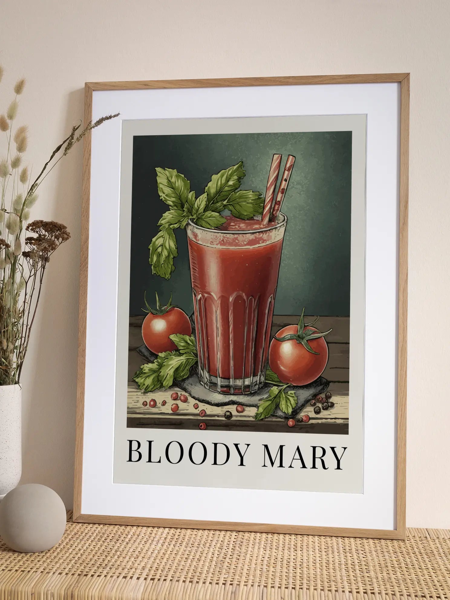 Bloody Mary Cocktail Poster