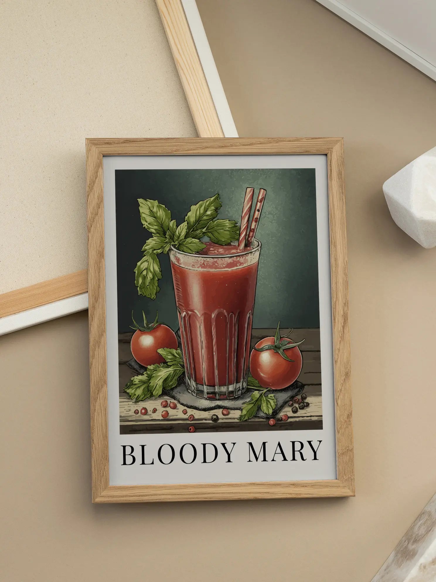 Bloody Mary Cocktail Poster