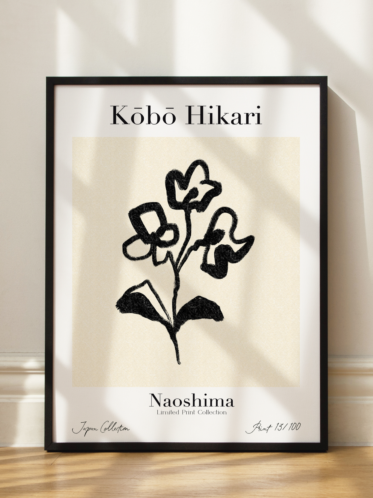 Blossom Silhouette Poster