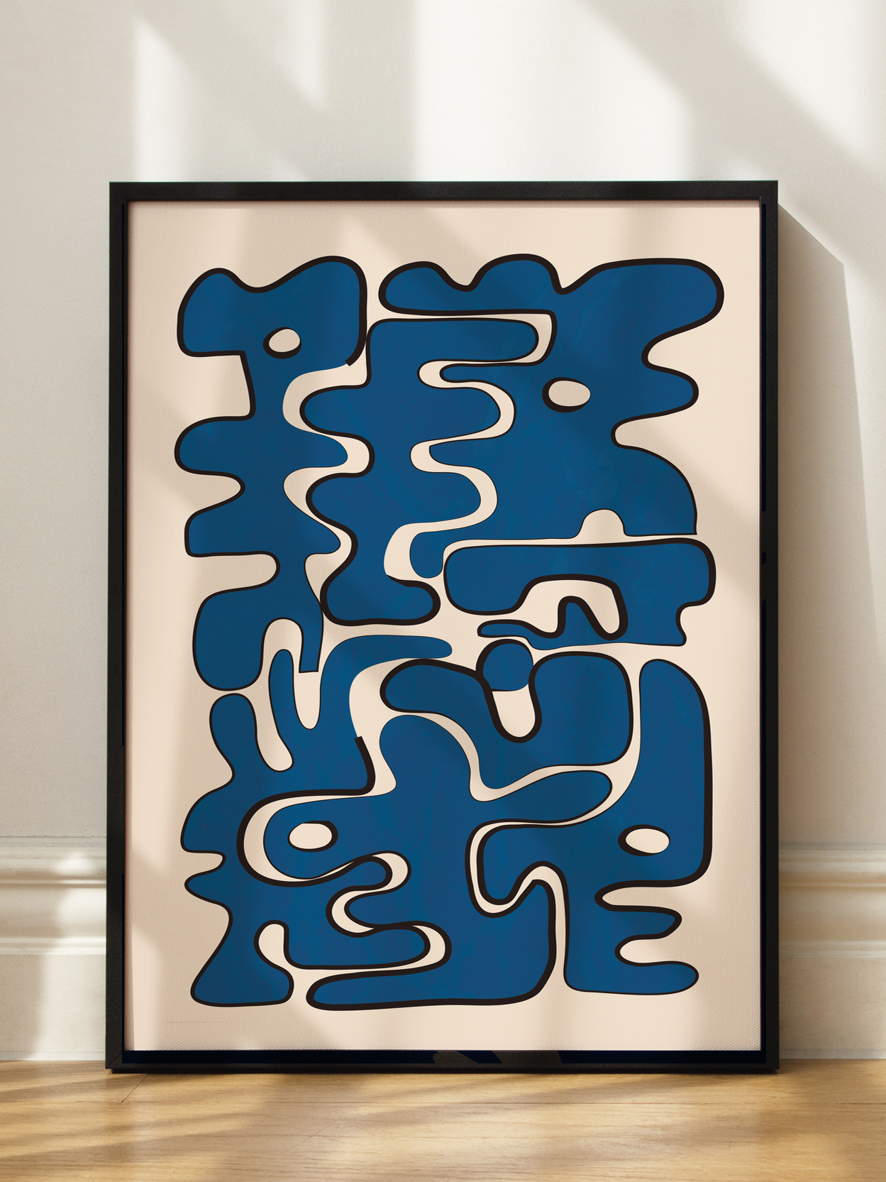 Blue Abstract Shapes