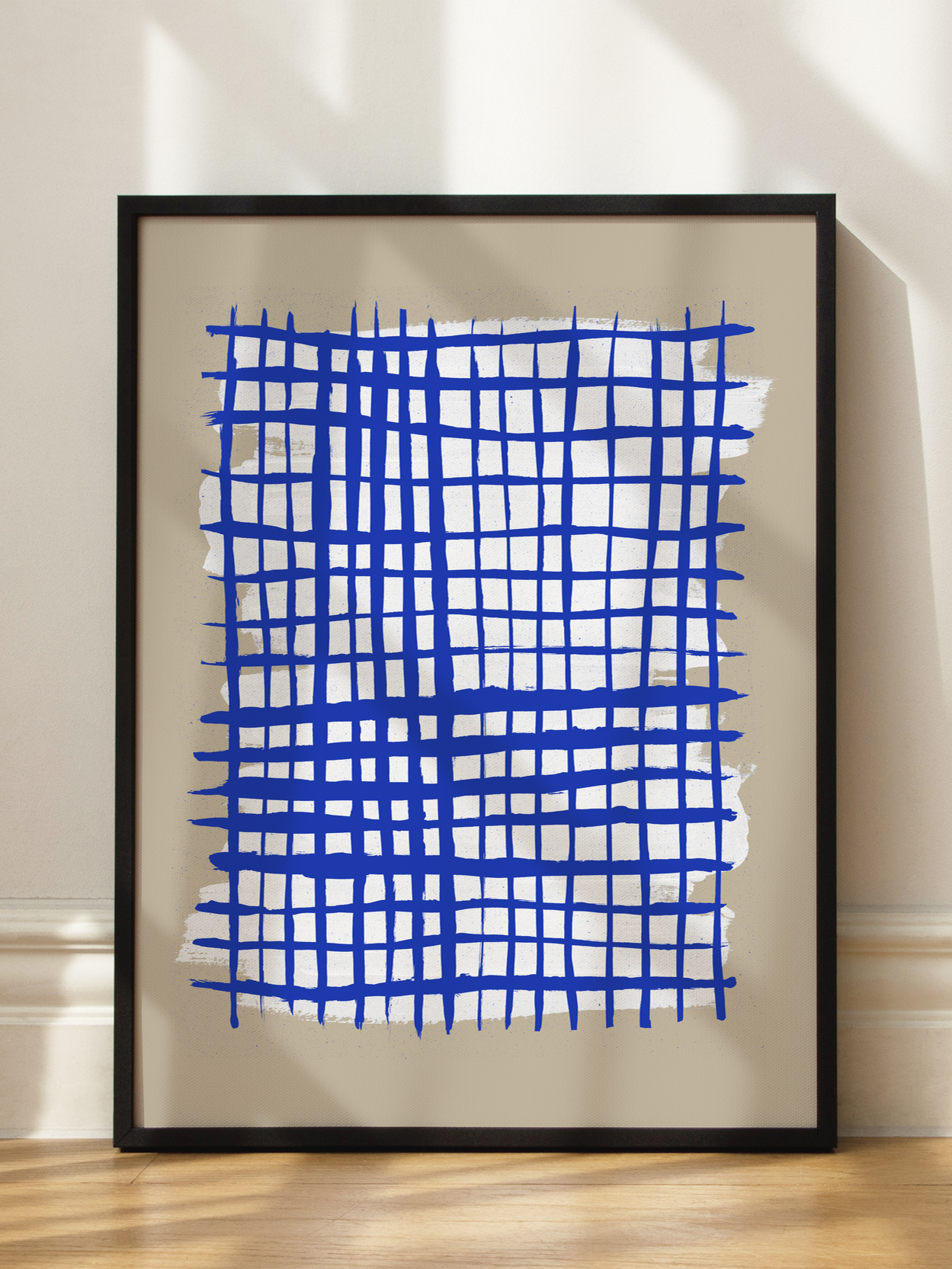 Blue Abstract Square