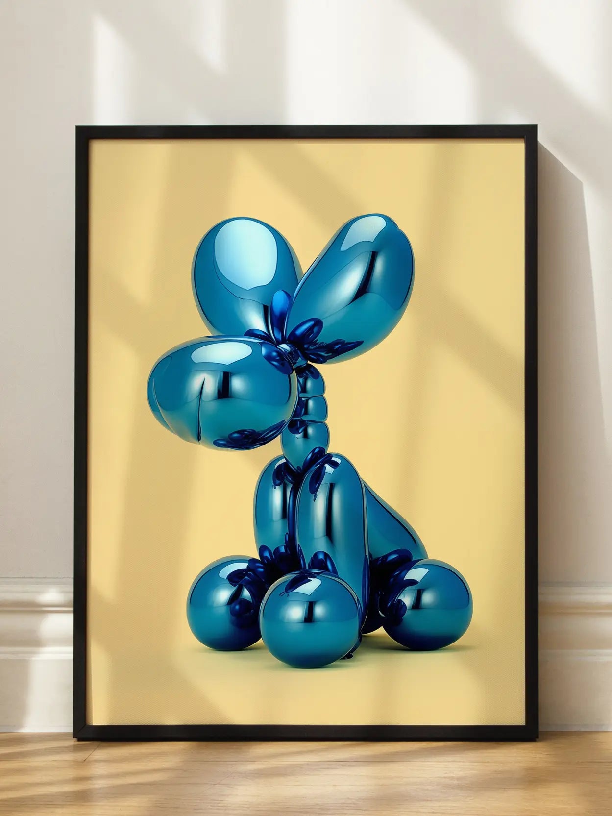 Blue Balloon Bounce Poster