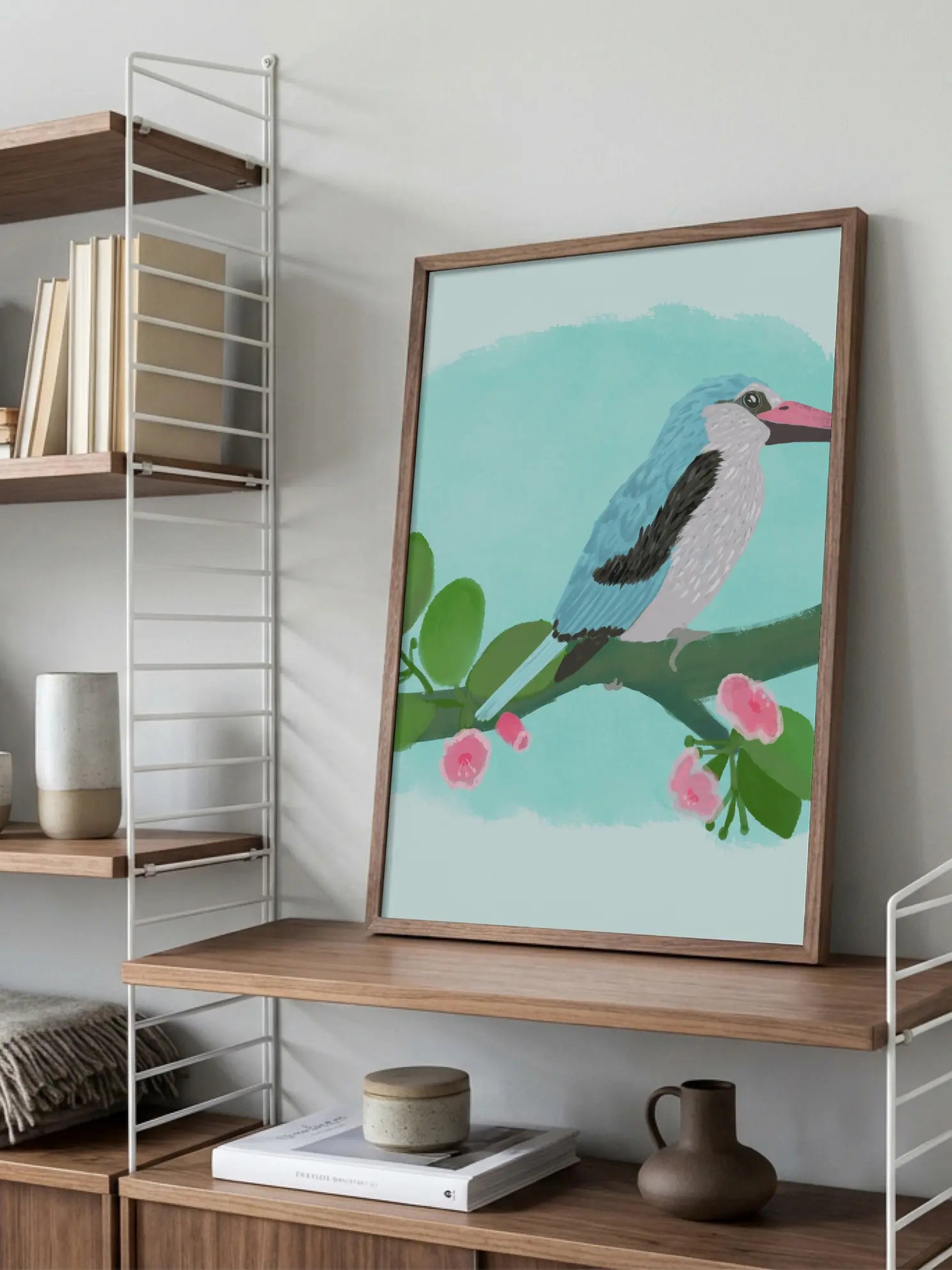 Blue Bird Branch Poster