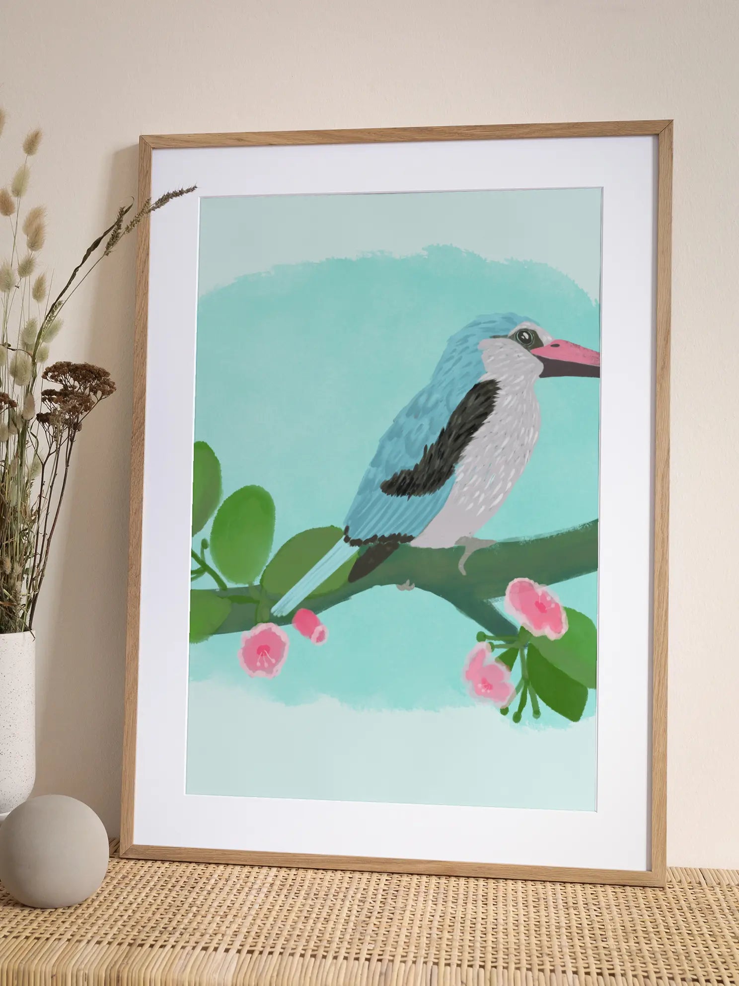 Blue Bird Branch Poster