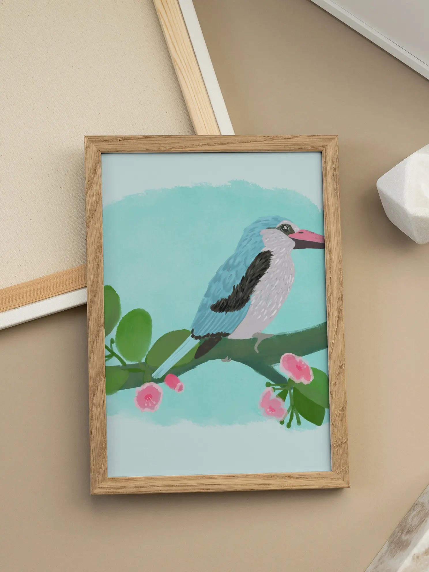 Blue Bird Branch Poster