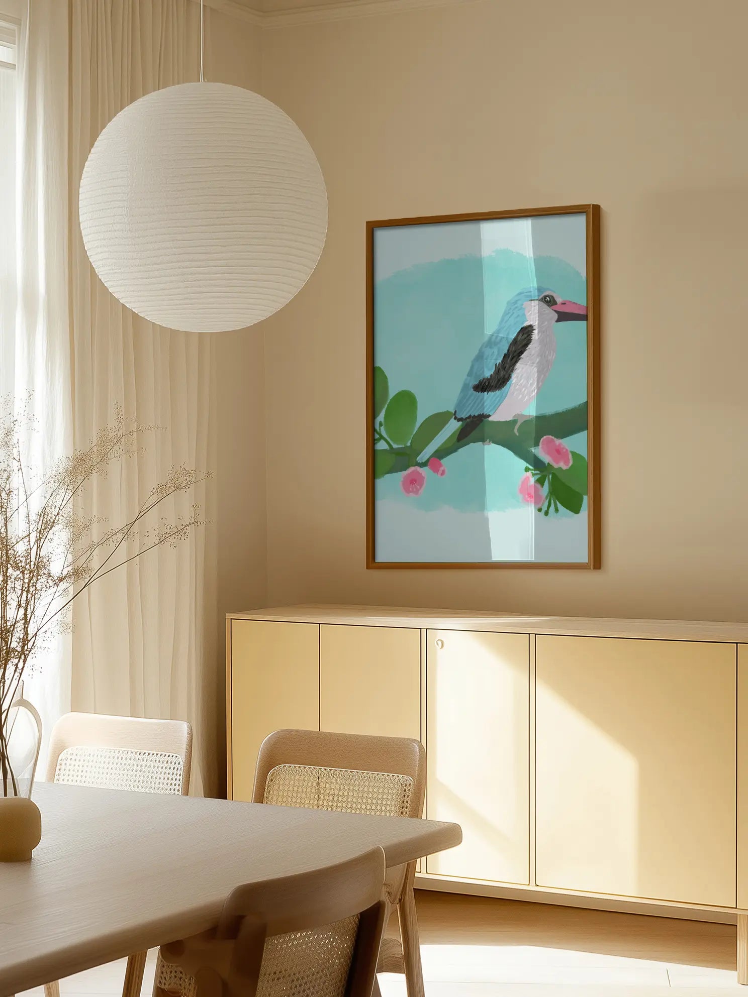 Blue Bird Branch Poster