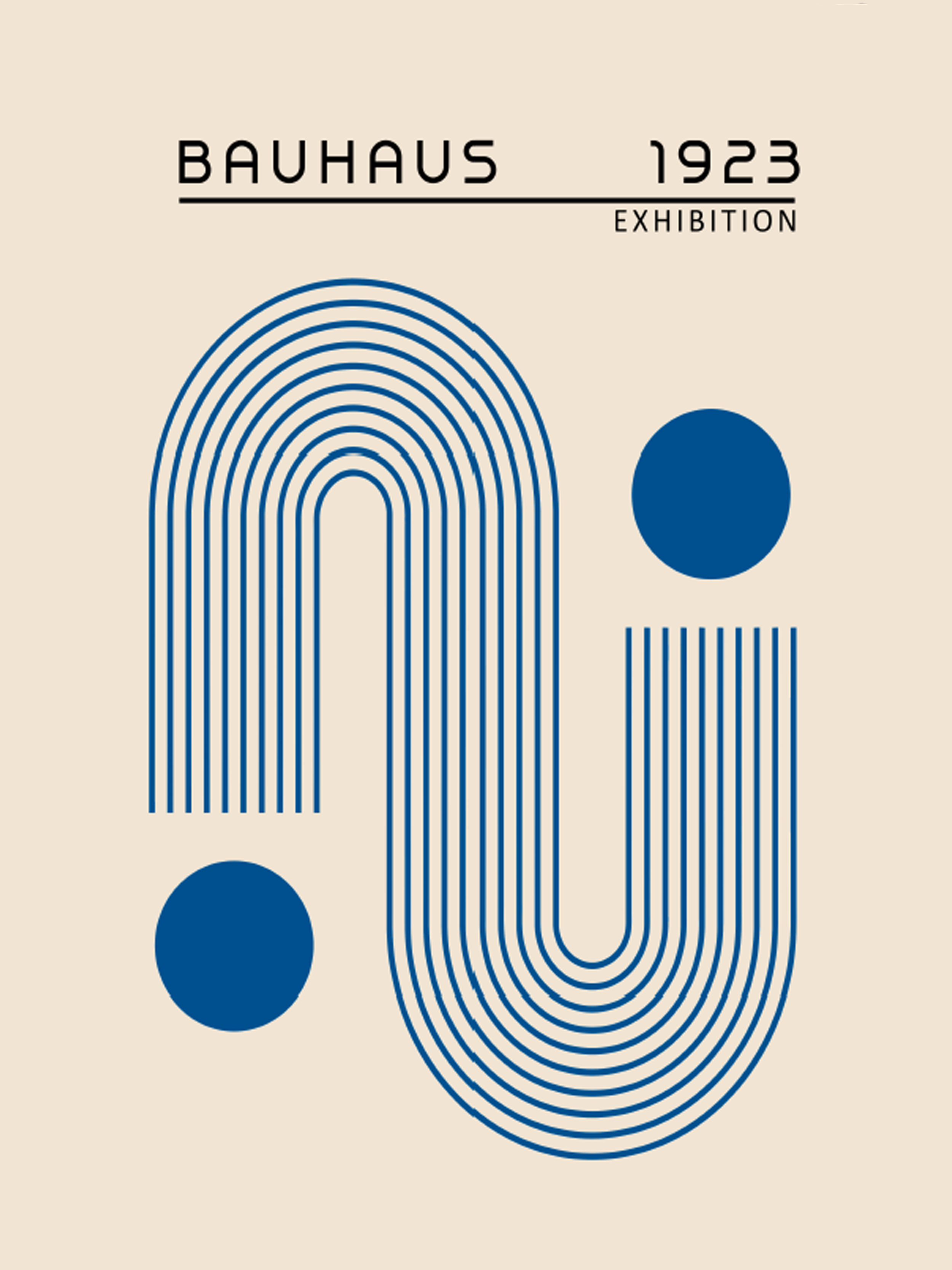 Blue Loops — Bauhaus 1923