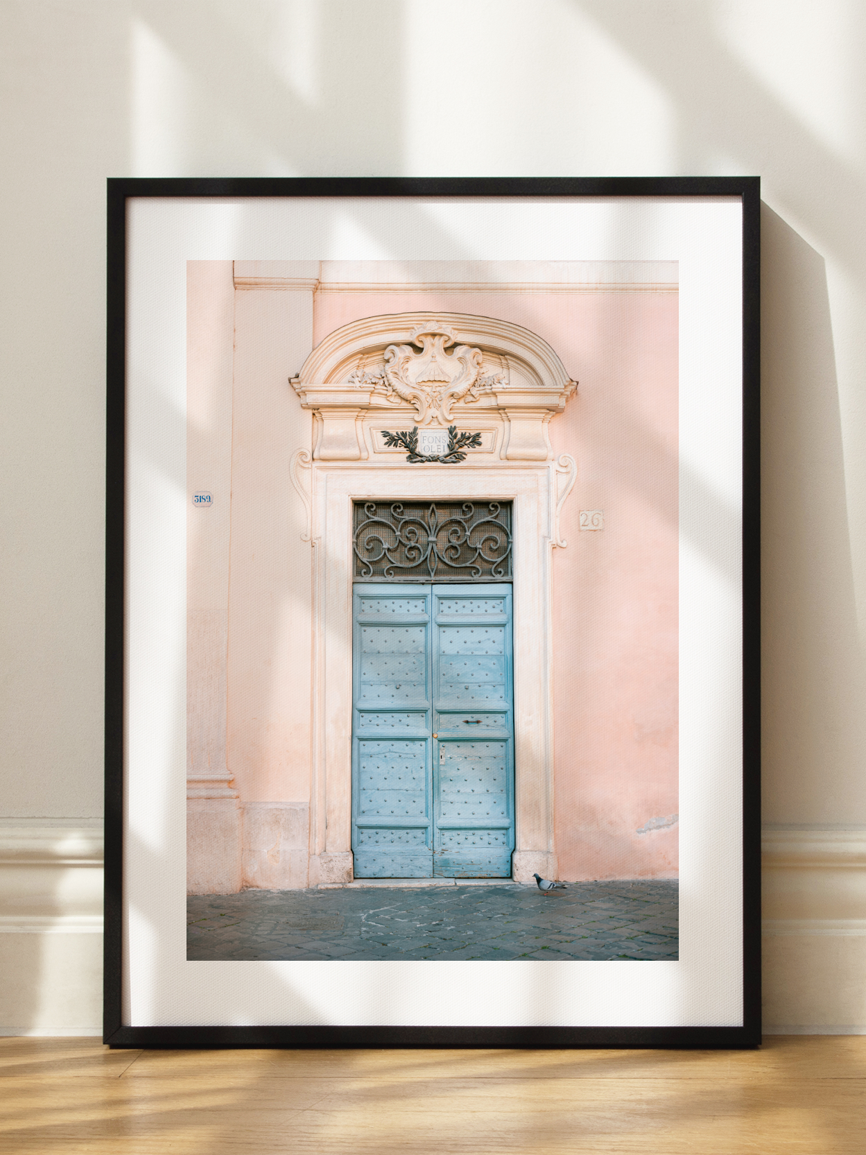 Blue Door in Rome