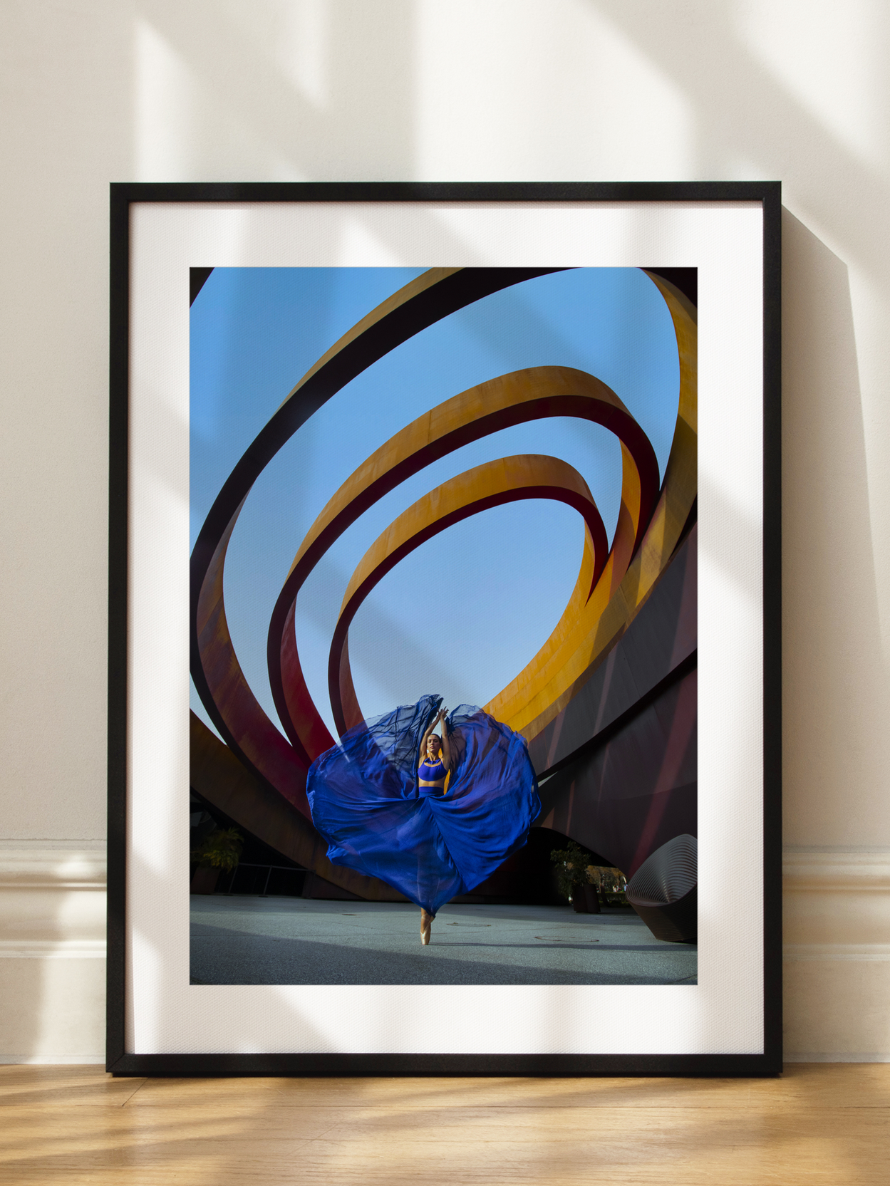 Blue Dress Ballerina