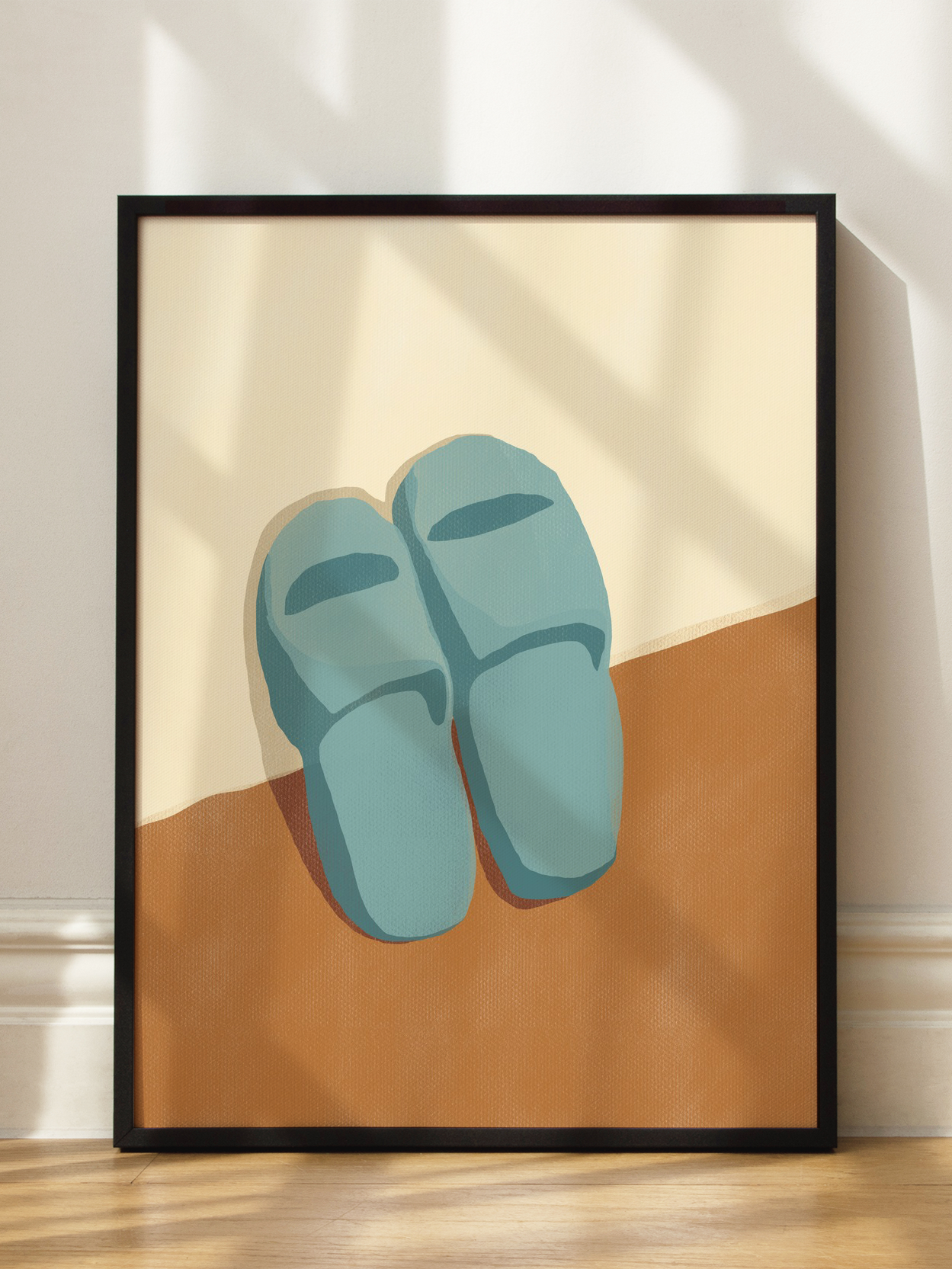 Blue Slippers