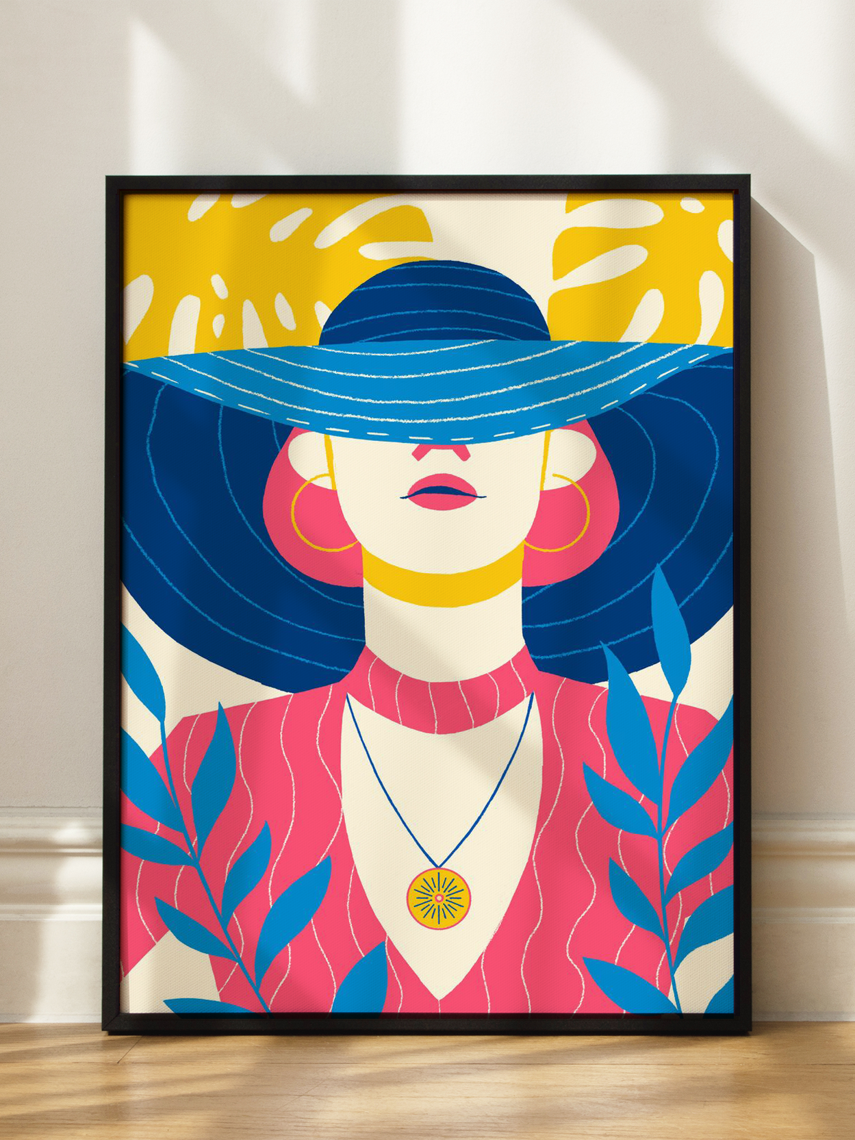 Blue Striped Hat