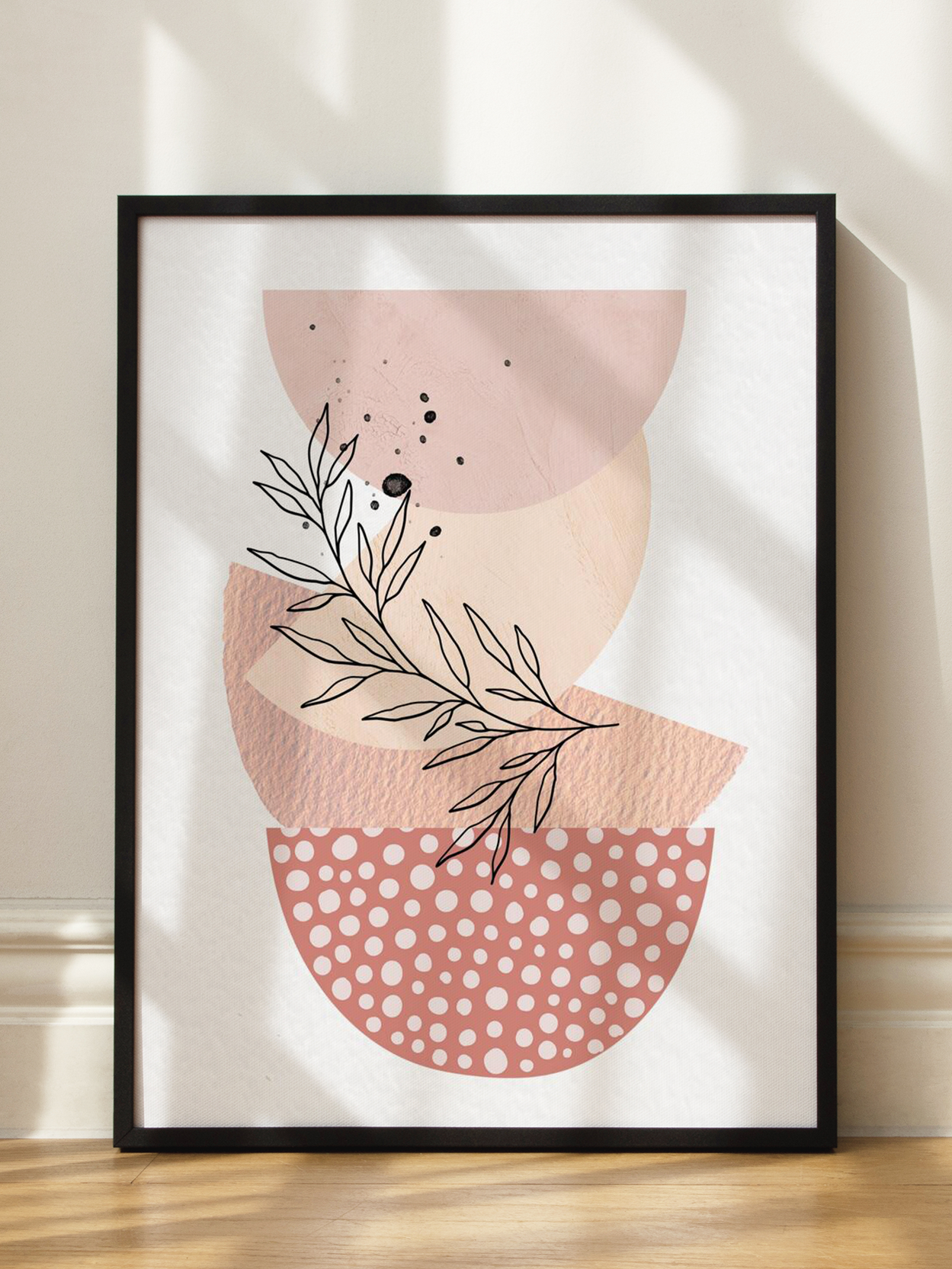 Boho in Pink No1 Poster