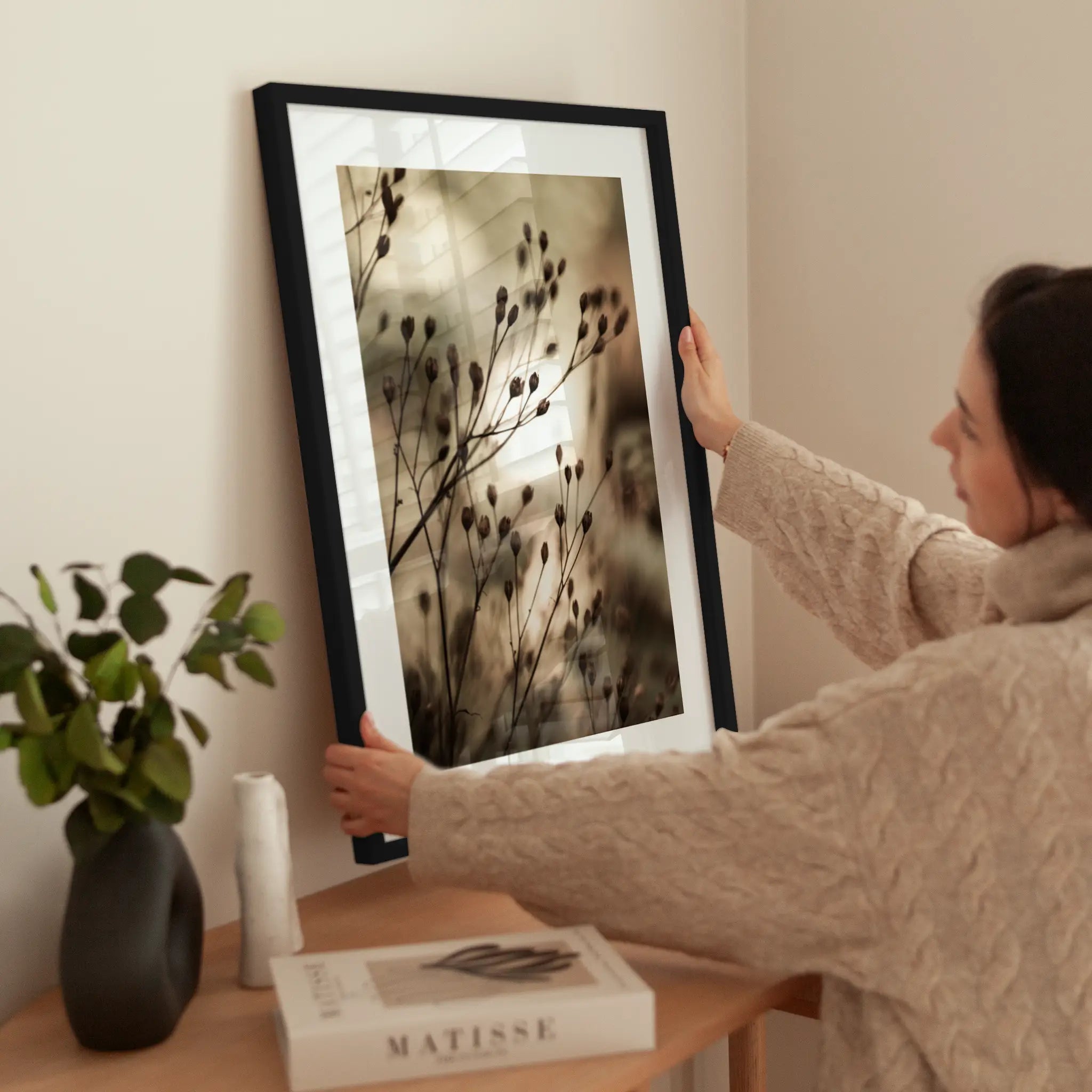 Brown Botanical wird aufgehängt