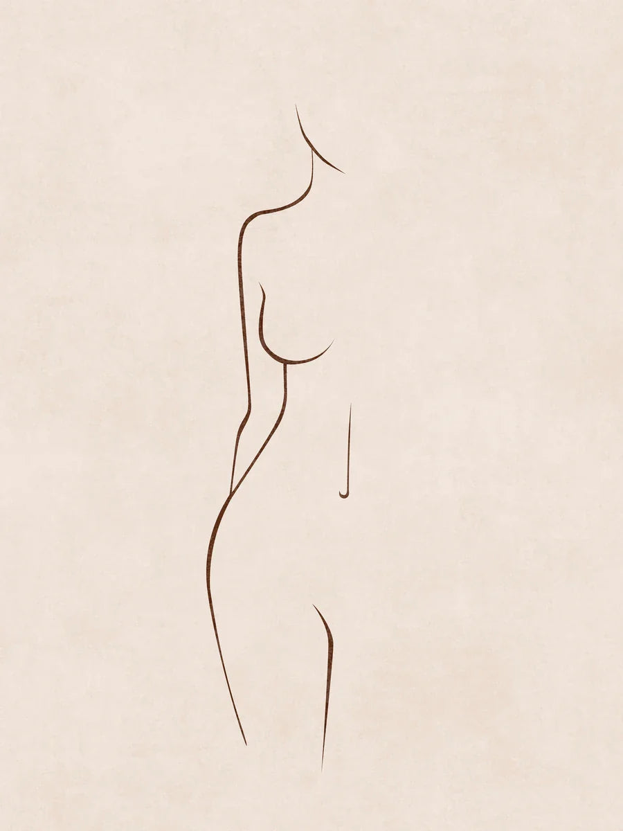Brown Figure Poster