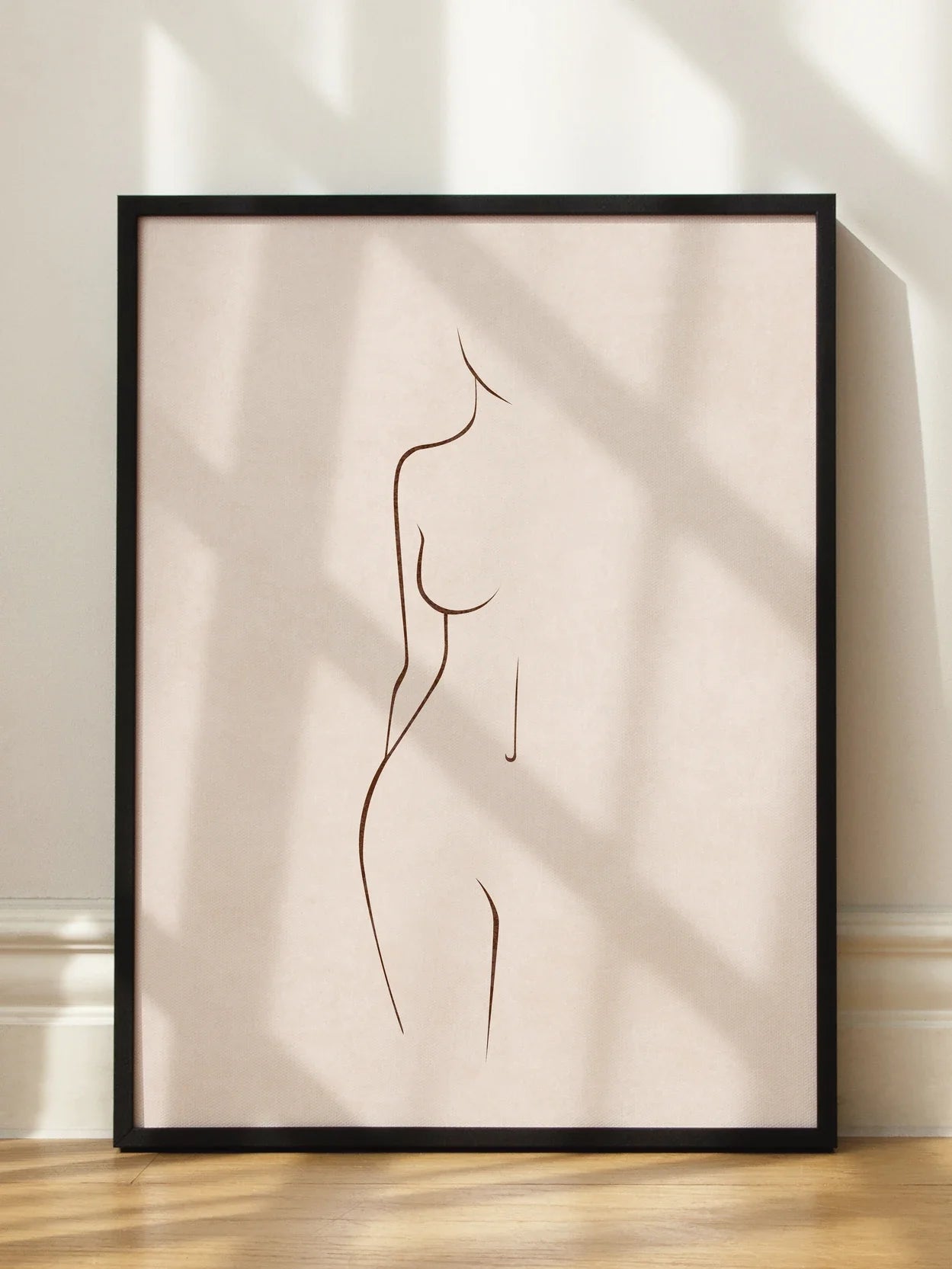 Brown Figure Poster