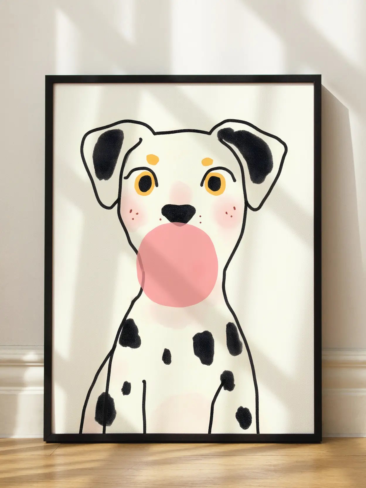Bubblegum Dalmatian Poster