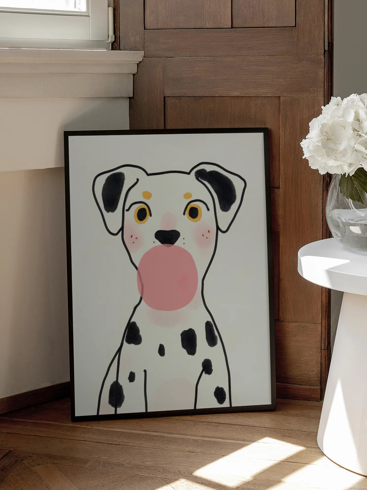 Bubblegum Dalmatian Poster