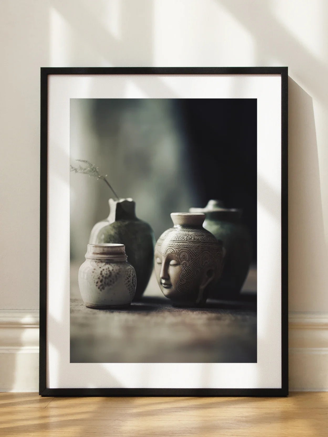 Buddha Vase Poster
