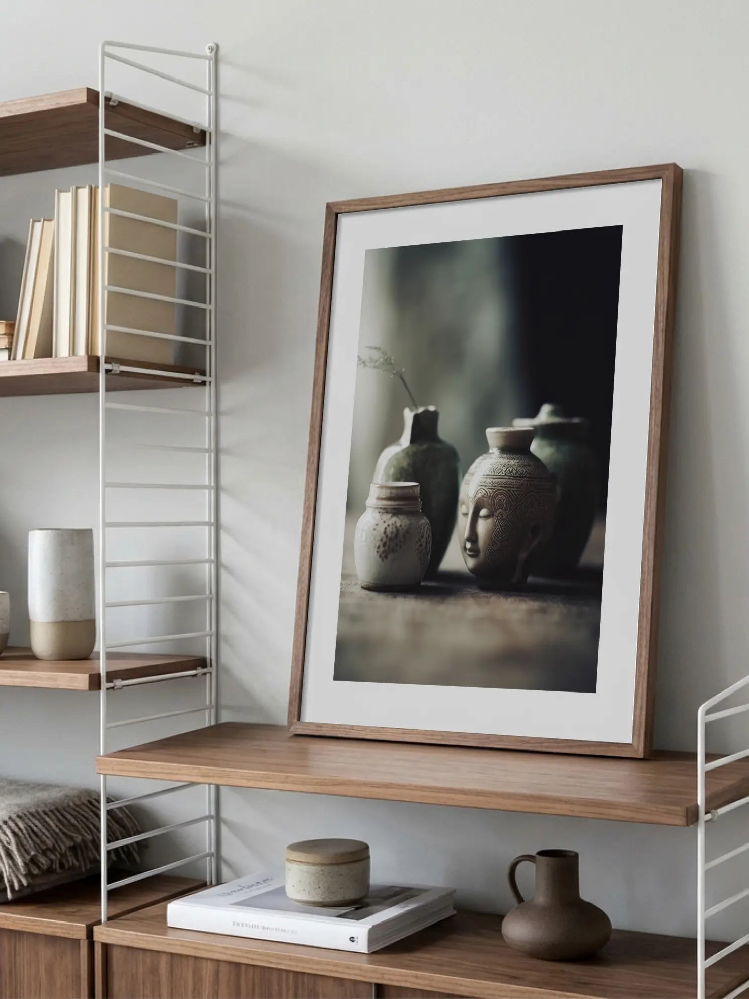 Buddha Vase Poster