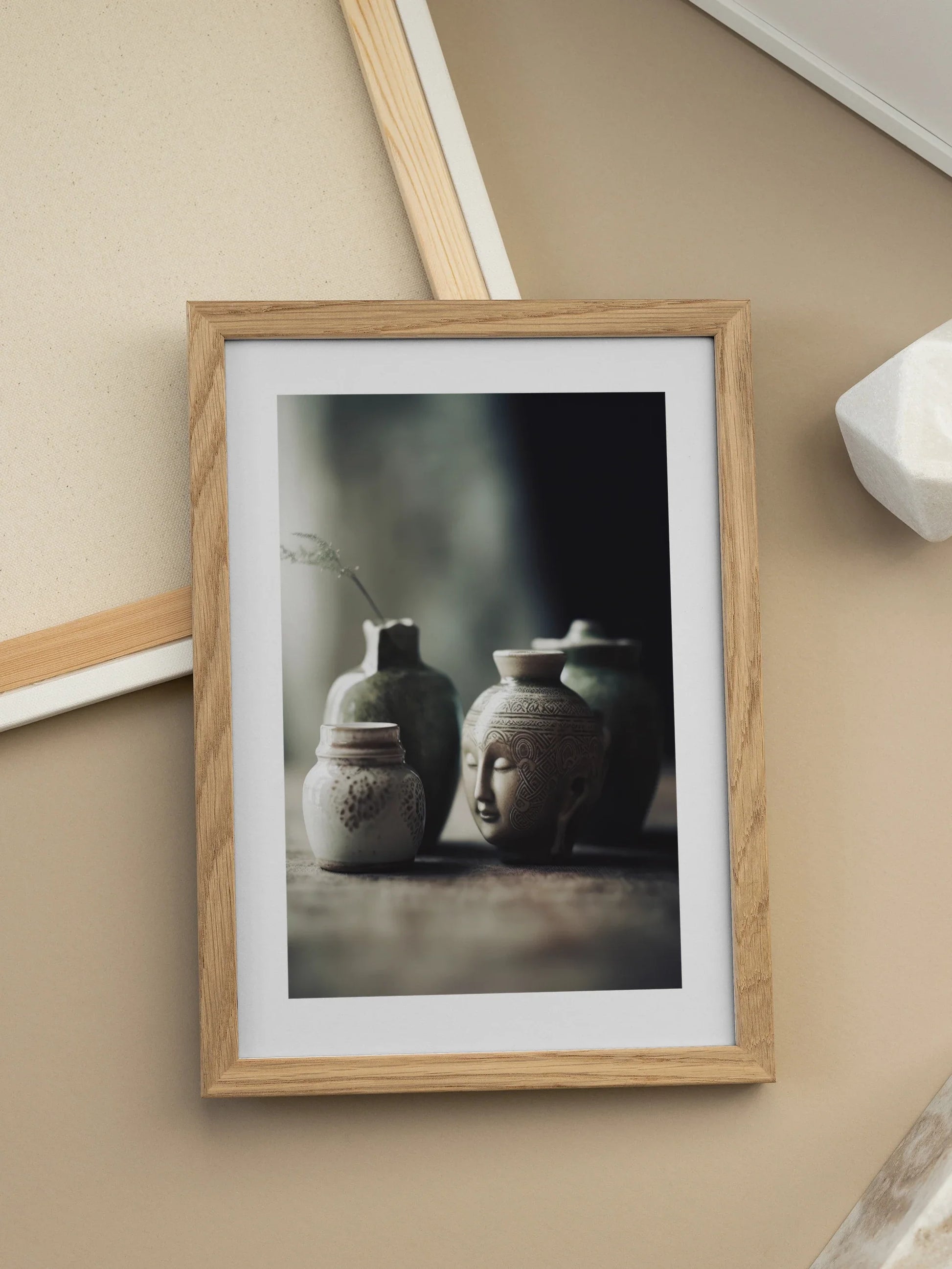 Buddha Vase Poster