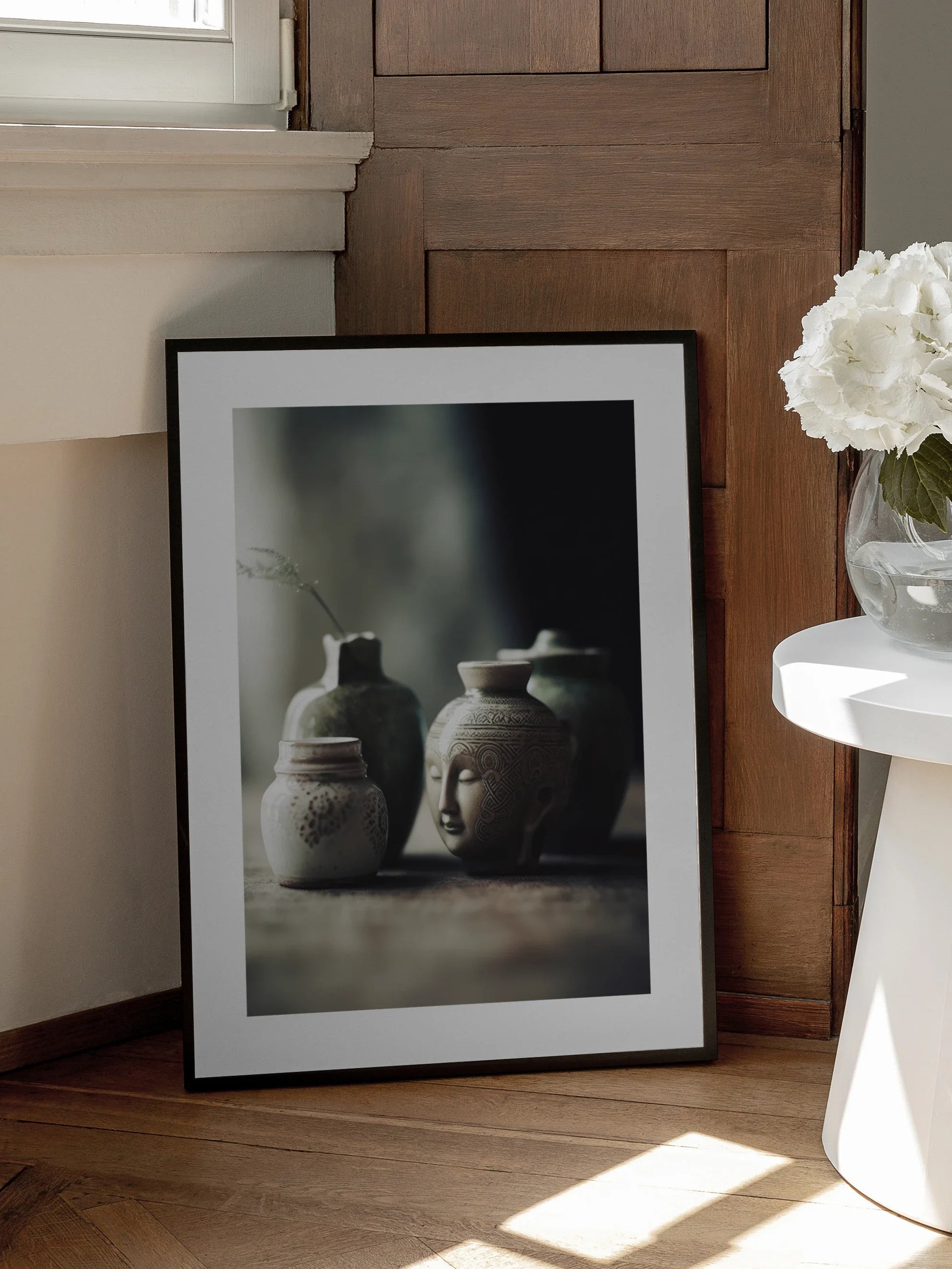 Buddha Vase Poster