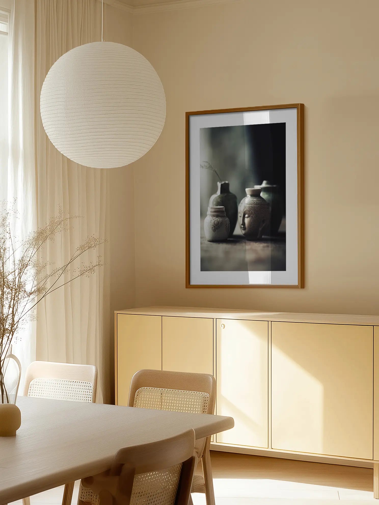 Buddha Vase Poster