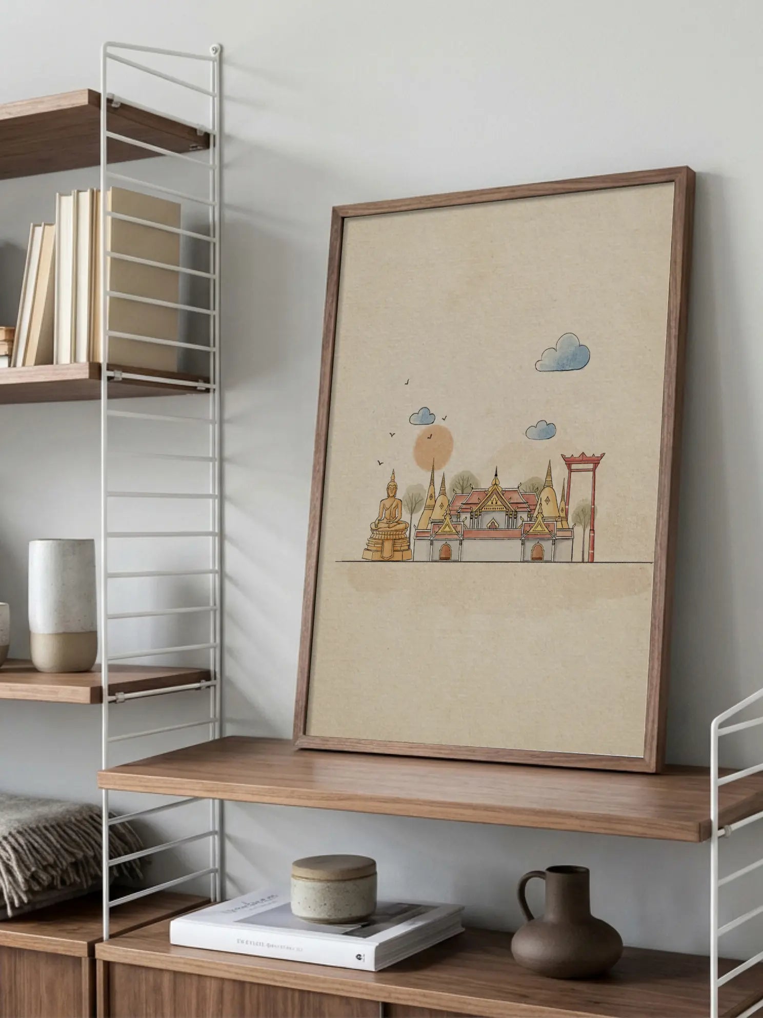 Buddhist Temple Poster