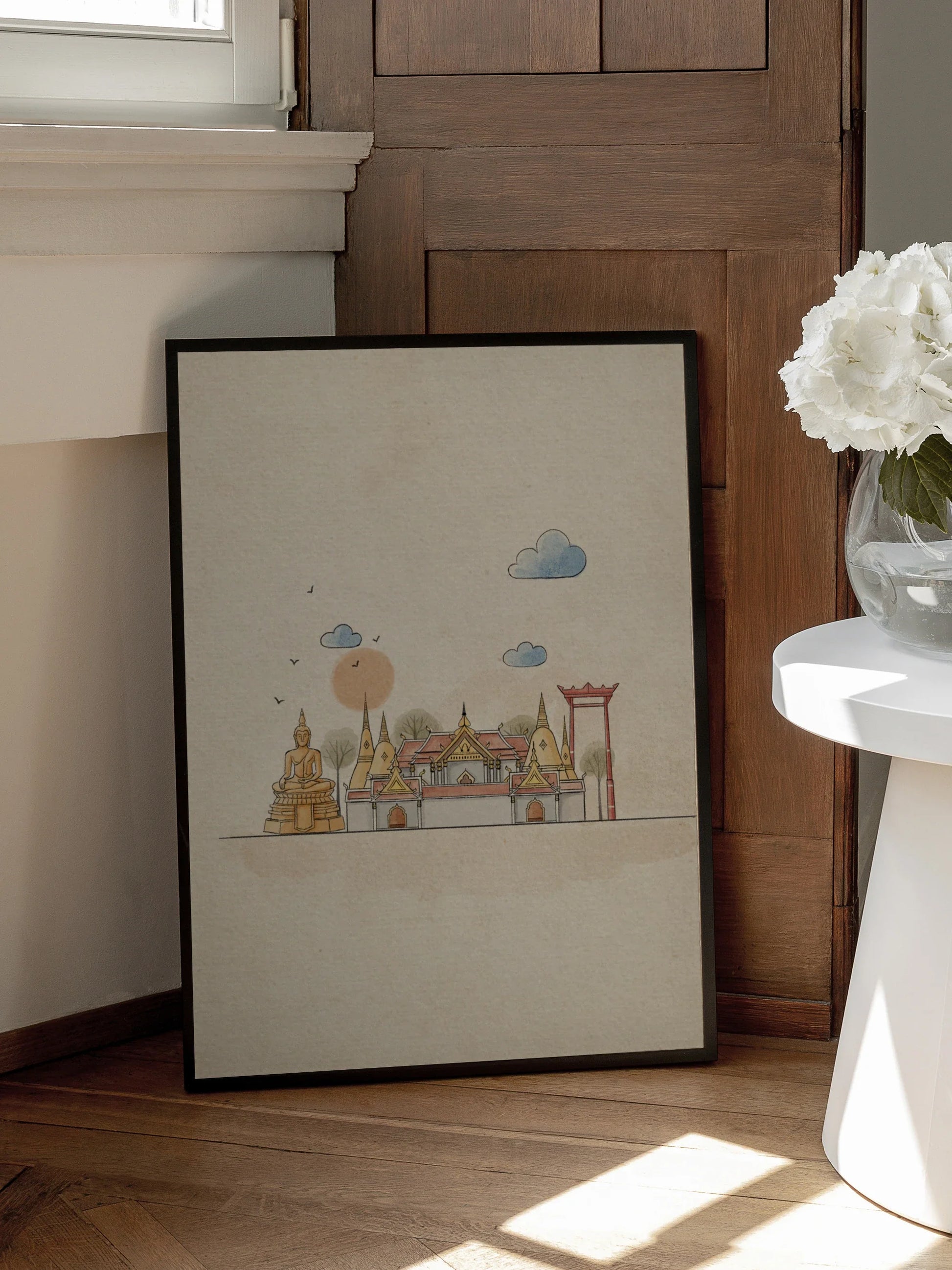 Buddhist Temple Poster